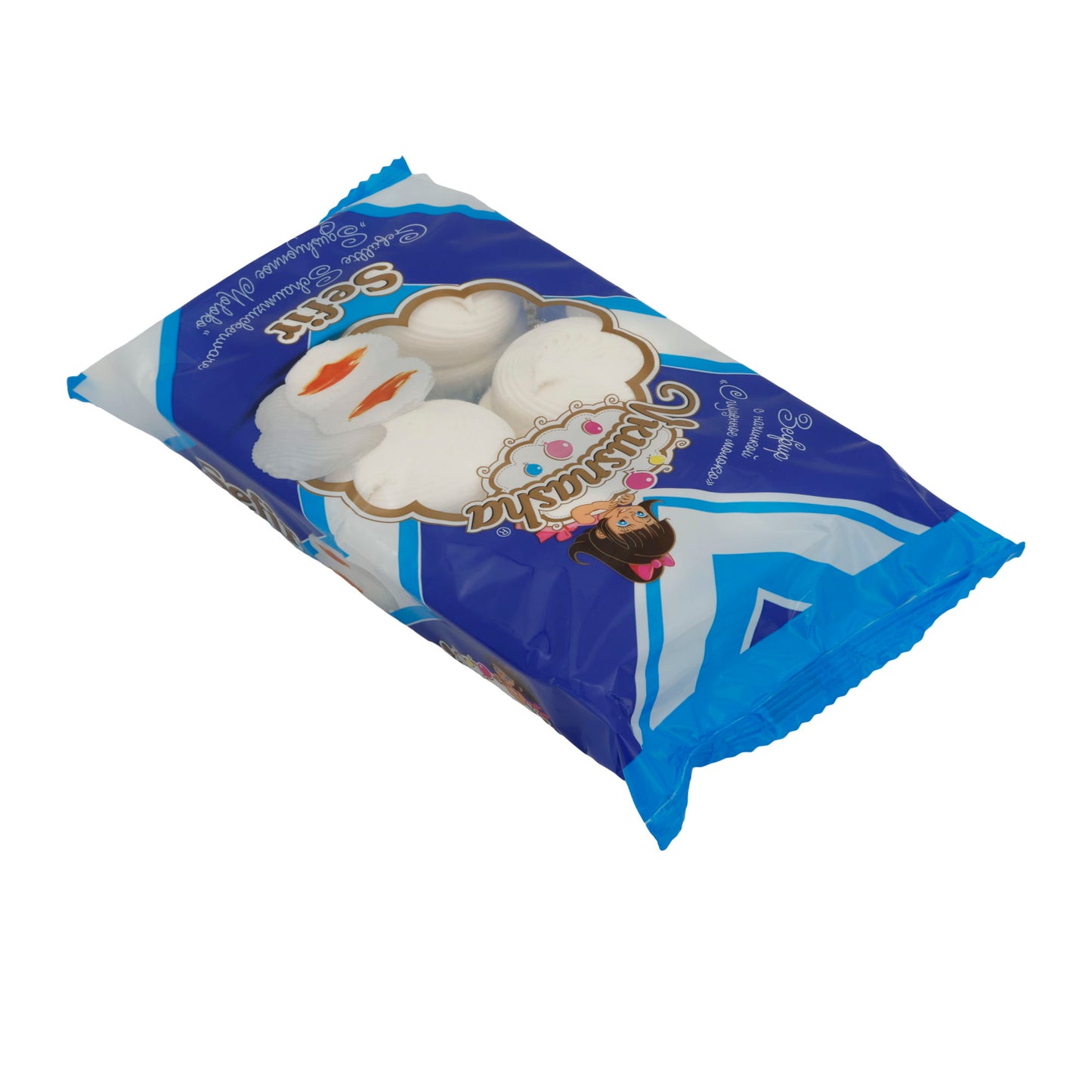 Schaumzuckerware Vkusnasha Sefir | Snoep | Met Gecondenseerde Melk | 300g