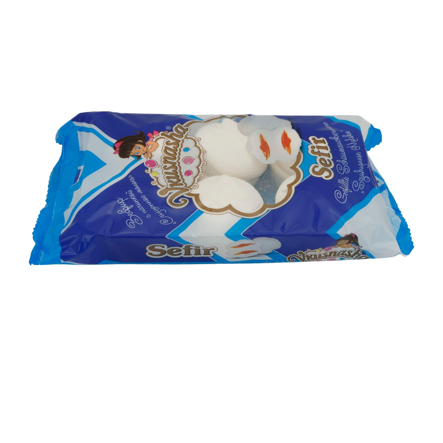 Schaumzuckerware Vkusnasha Sefir | Snoep | Met Gecondenseerde Melk | 300g
