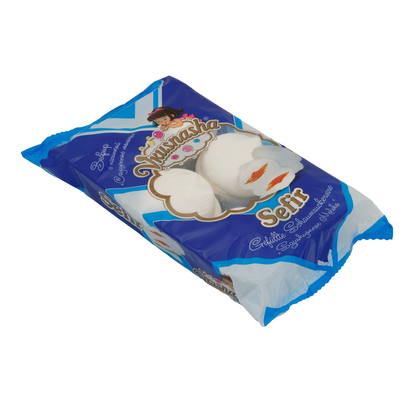 Schaumzuckerware Vkusnasha Sefir | Snoep | Met Gecondenseerde Melk | 300g