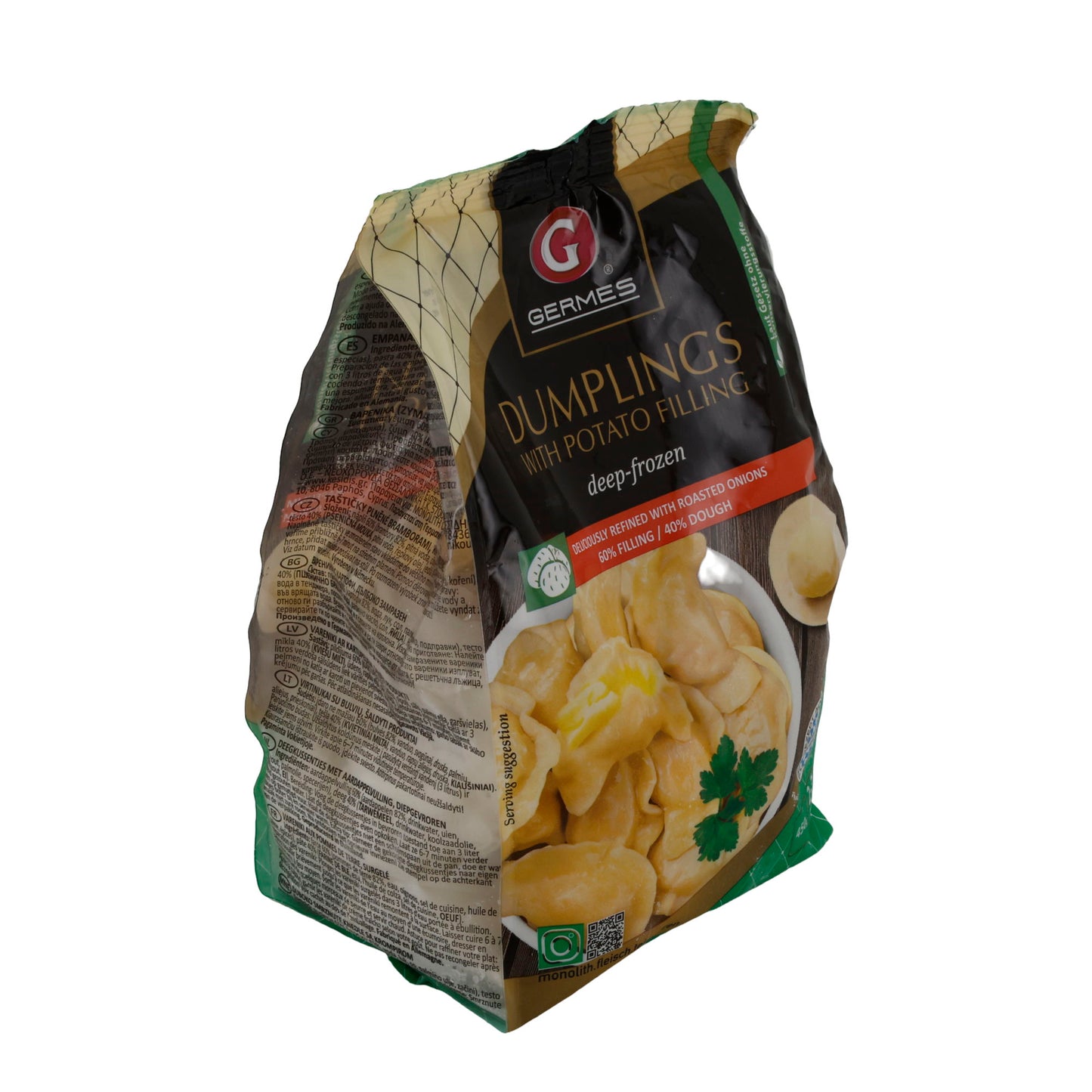 Teigtaschen Germes | Wareniki mit Quarkfüllung | Süß, vegetarisch, tiefgefroren | 450 g