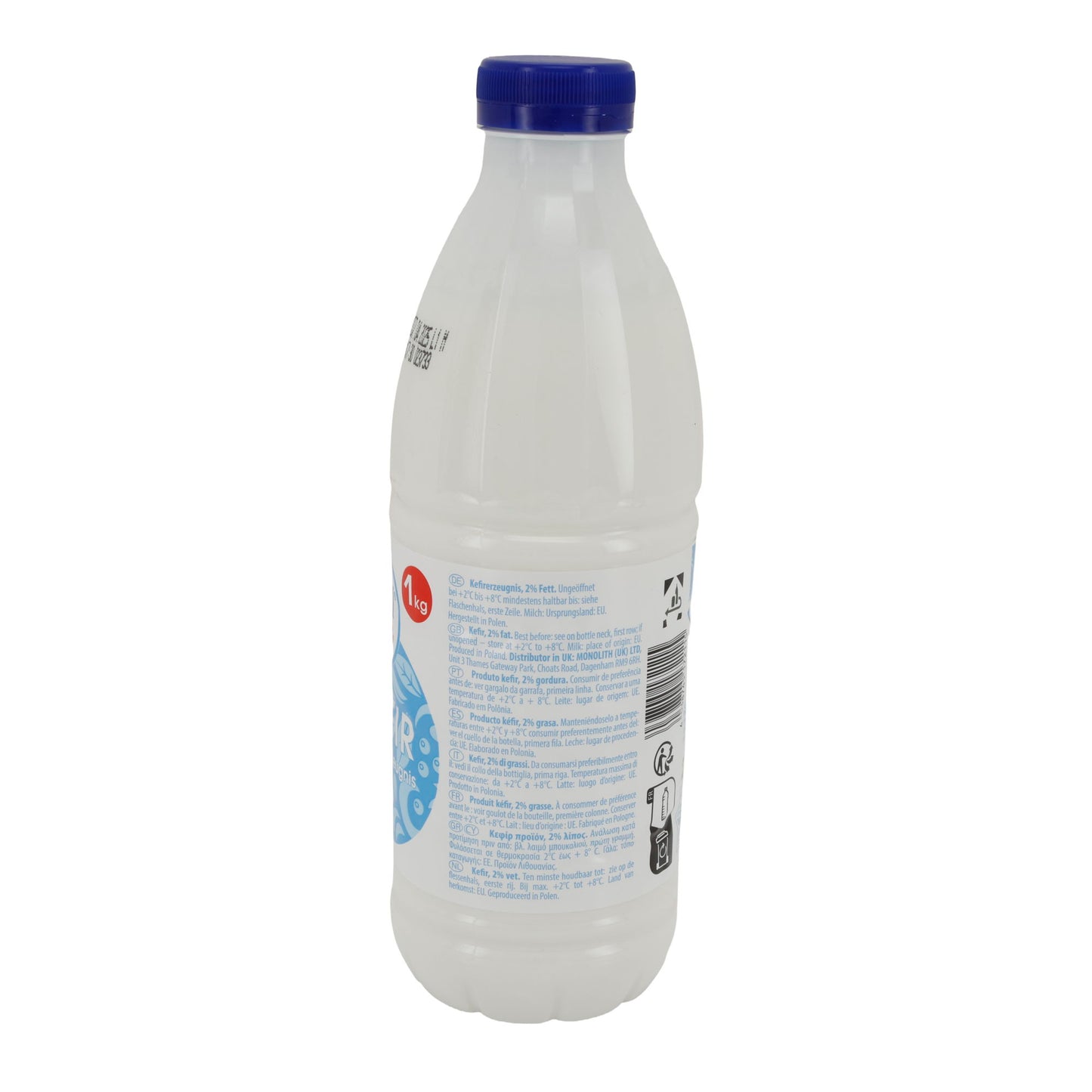 Kefir Моя Семья / My Family | Kefir | Da latte pastorizzato, 2 % di grassi | Bottiglia da 1 kg