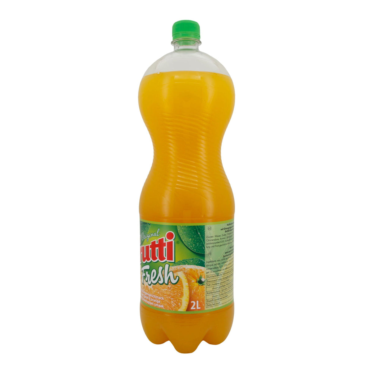 Erfrischungsgetränk Frutti Fresh | Getränk | Mit Orangengeschmack, kohlensäurehaltig | 2 L FRUTTI FRESH
