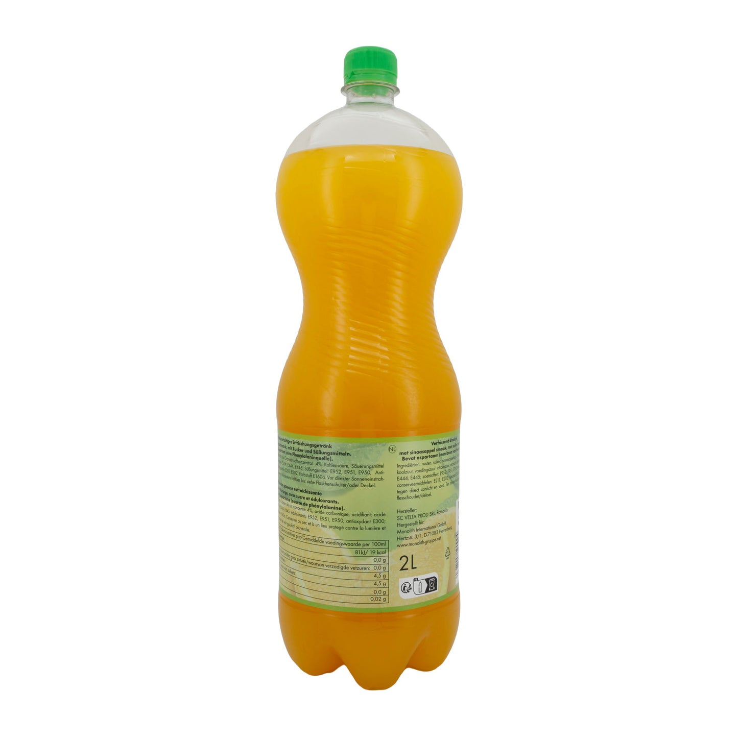 Frisdrank Frutti Fresh | Drank | Met sinaasappelsmaak, koolzuurhoudend | 2 L