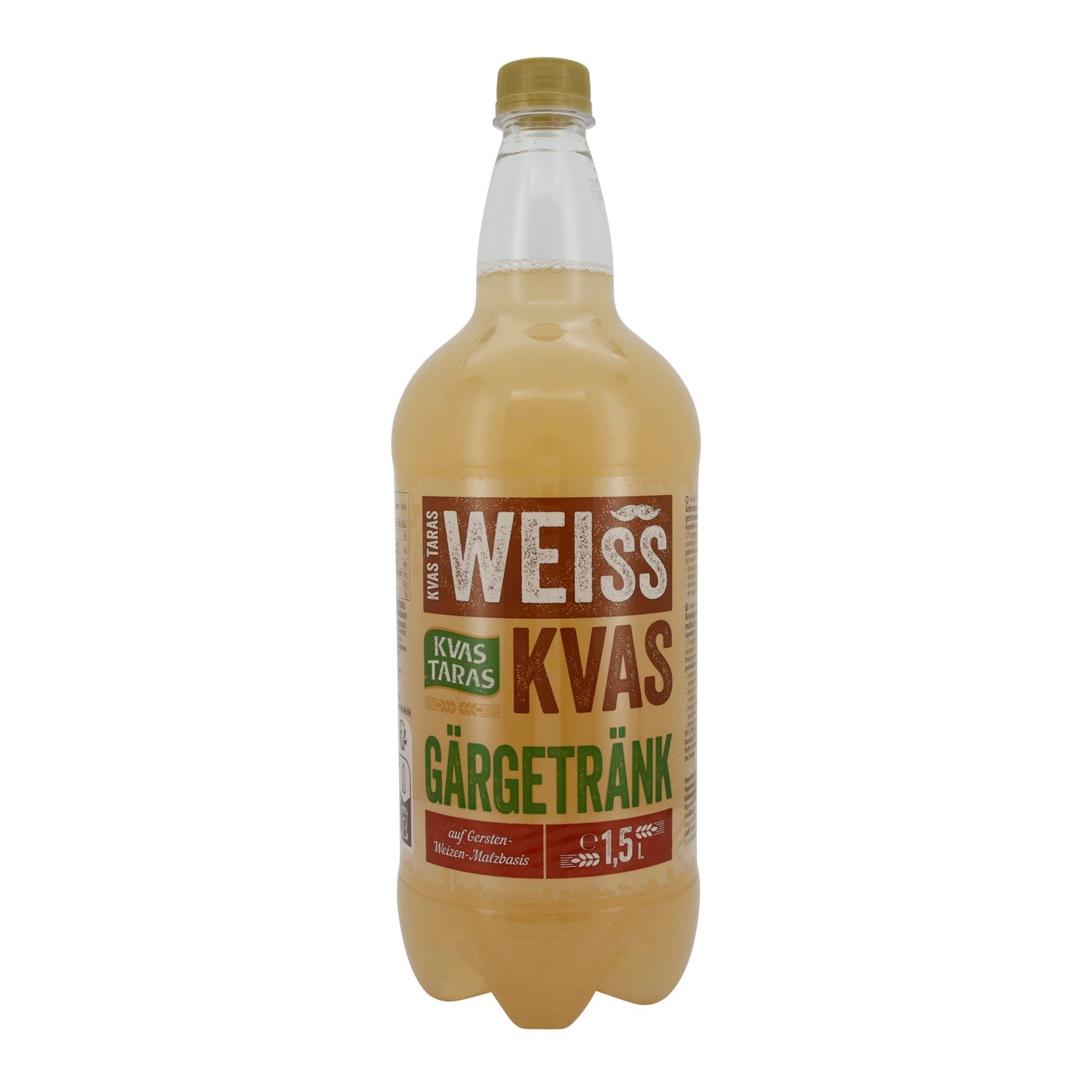 Bevanda fermentata rinfrescante Kvas Taras | con malto d'orzo e di frumento | 1,5L