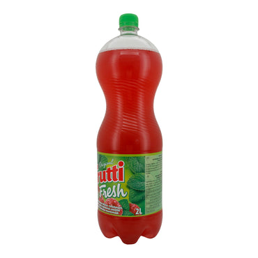 Verfrissend drankje Frutti Fresh | Drank | Framboos-Munt smaak, koolzuurhoudend | 2L
