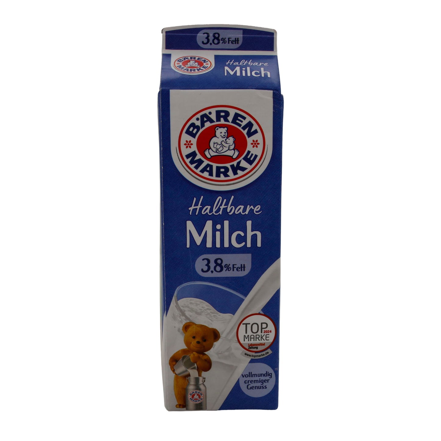 Milch Bärenmarke Haltbare Milch 3,8 % Fett | Vollmundig cremig | 1 l
