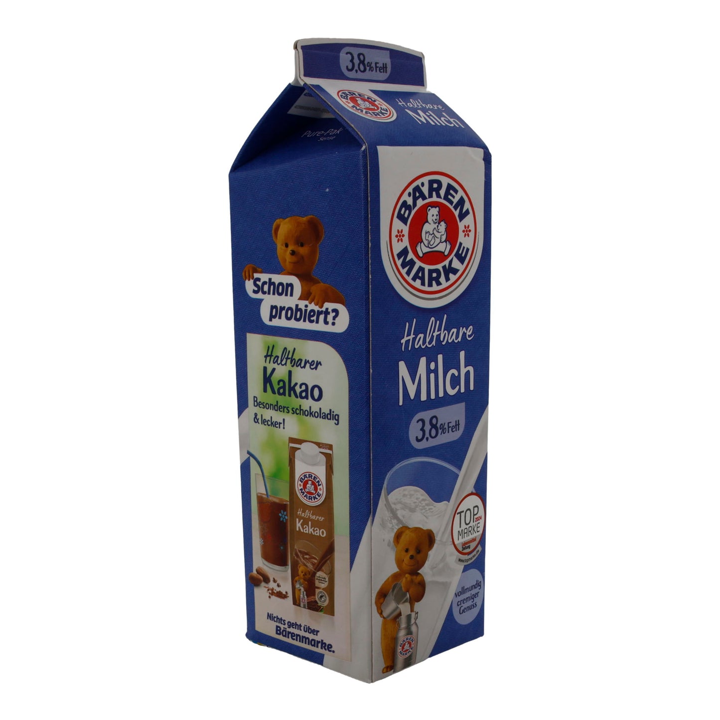 Milch Bärenmarke Haltbare Milch 3,8 % Fett | Vollmundig cremig | 1 l
