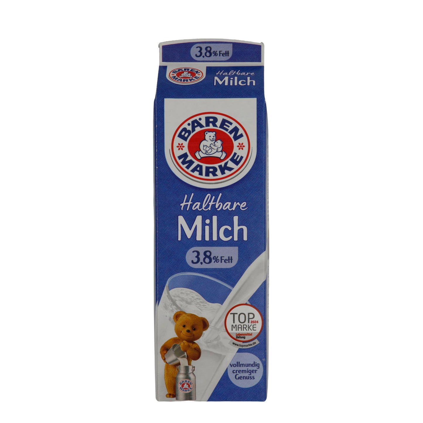 Milch Bärenmarke Haltbare Milch 3,8 % Fett | Vollmundig cremig | 1 l