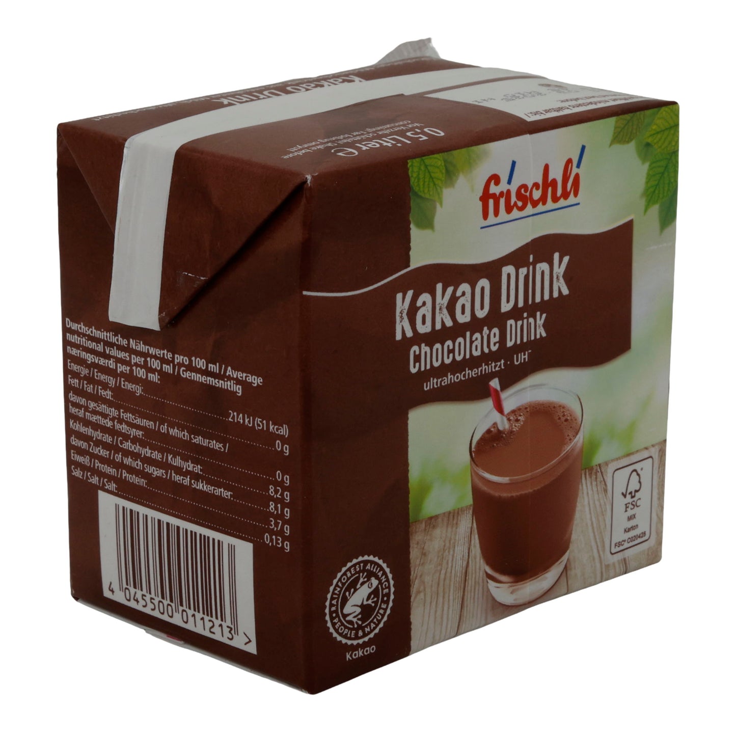 Kakao-Drink Frischli Kakao Drink | Boisson | Plaisir chocolaté crémeux | 0,5 l