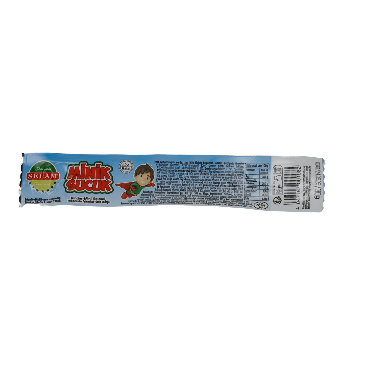Salami Selam | Minik Sucuk | Mini-salami de bœuf, épicé | 30 g