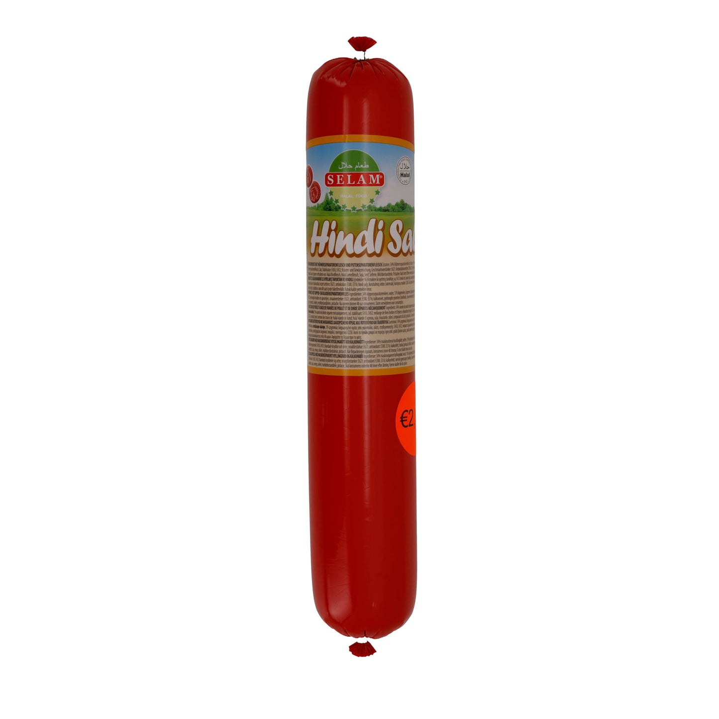 Wurst Selam | Hindi Wurst | Halal-Putenwurst, Brotzeit & Sandwich | 800 g