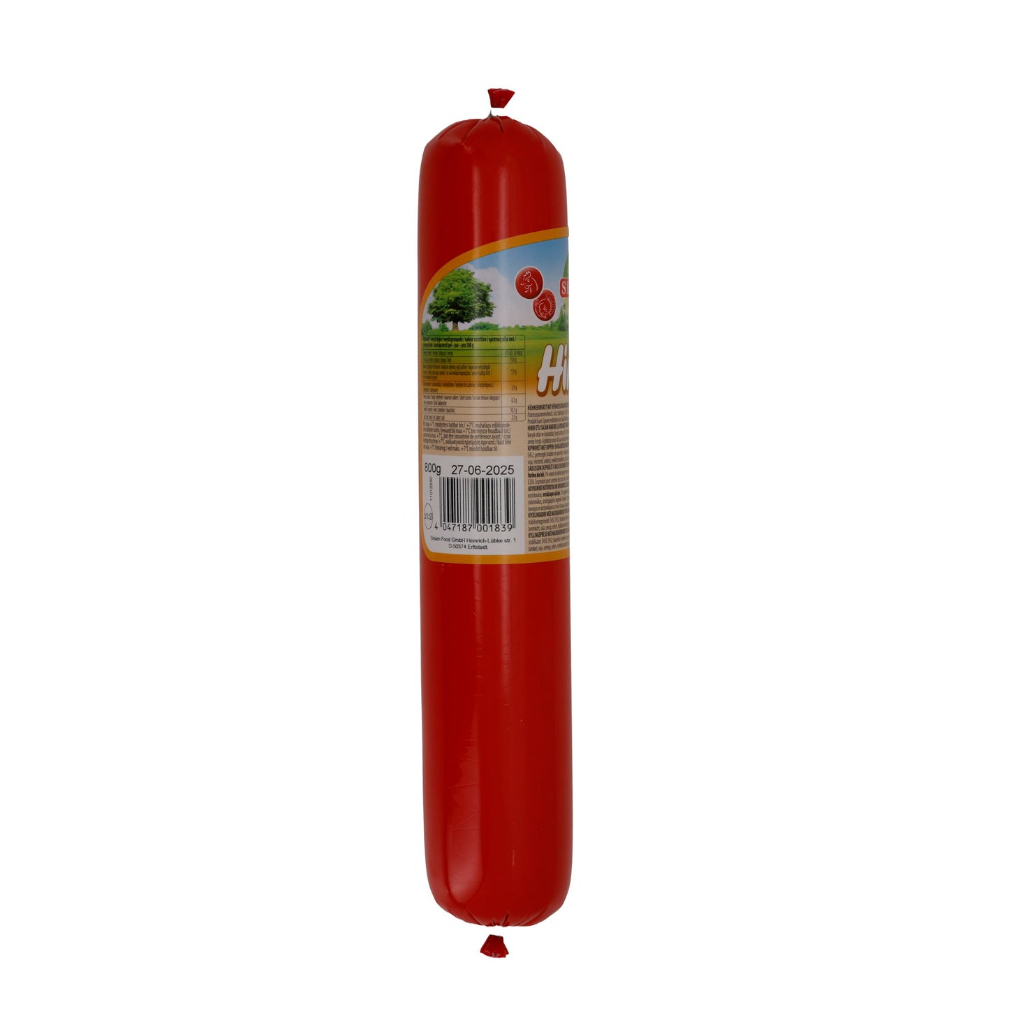Wurst Selam | Hindi Wurst | Halal-Putenwurst, Brotzeit & Sandwich | 800 g