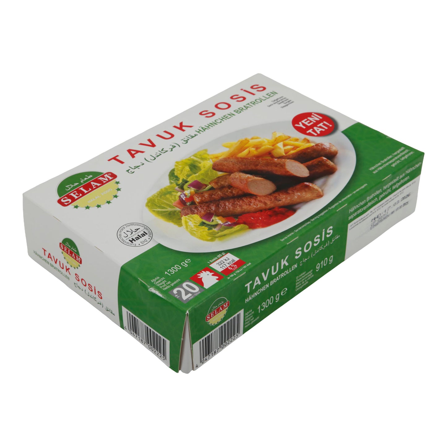 Köfte Selam | Akçaabat | Mini polpette di manzo, Halal, surgelate | 600 g