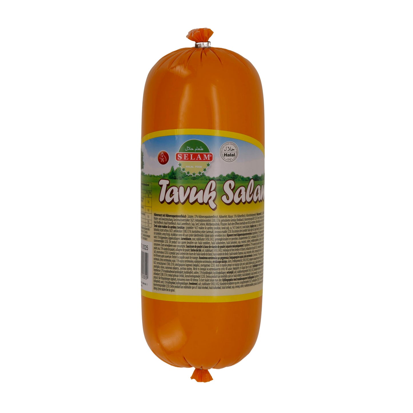 Wurst Selam | Tavuk Wurst | Halal-Hähnchenwurst, Brotzeit & Sandwich | 1400 g