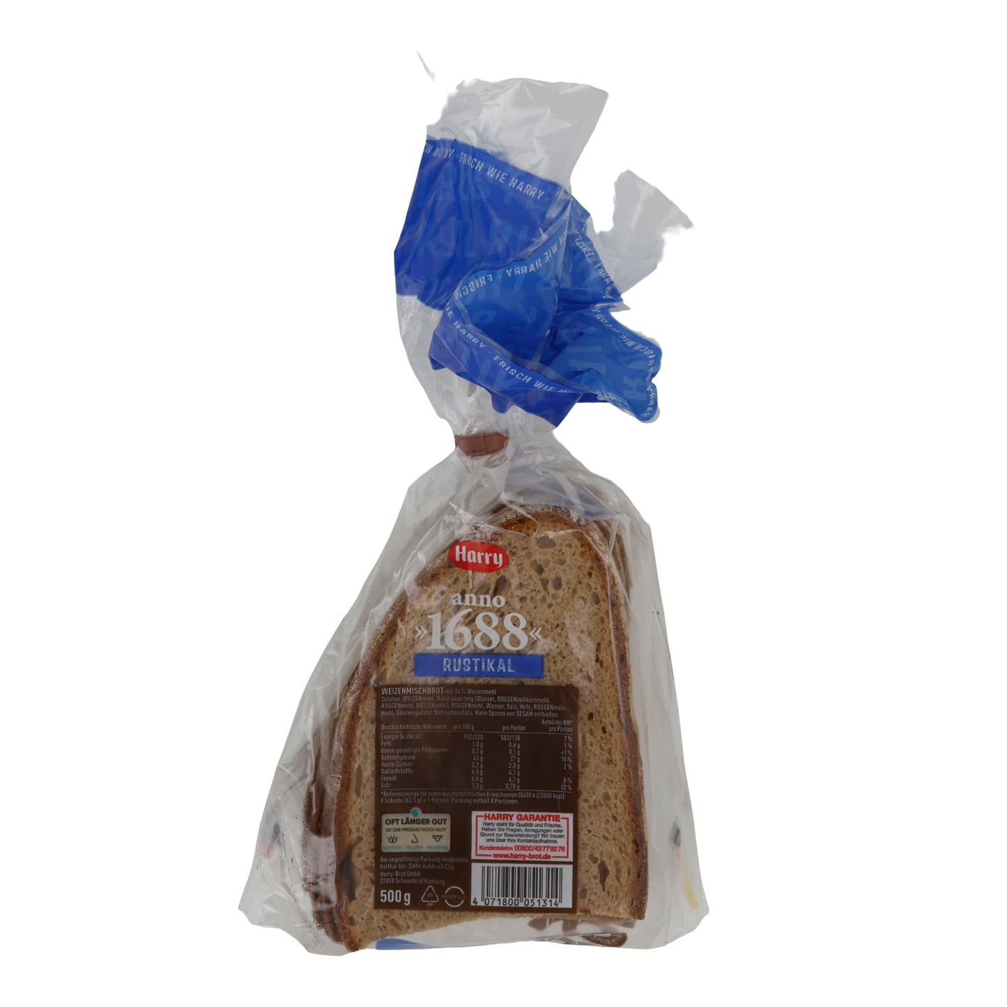 Weizenmischbrot Harry anno 1688 | Rustikal | Würzig, rustikaler Charakter | 500 g