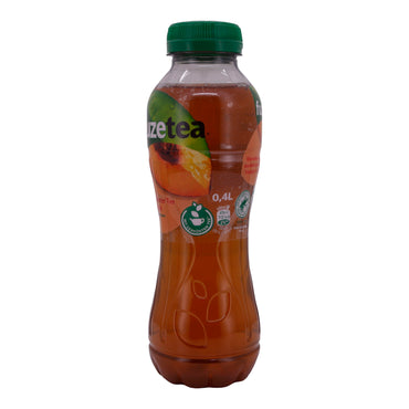 Frisdrank Fuze Tea | Zwarte Thee Perzik | Met natuurlijke perziksmaak | 0,4 L