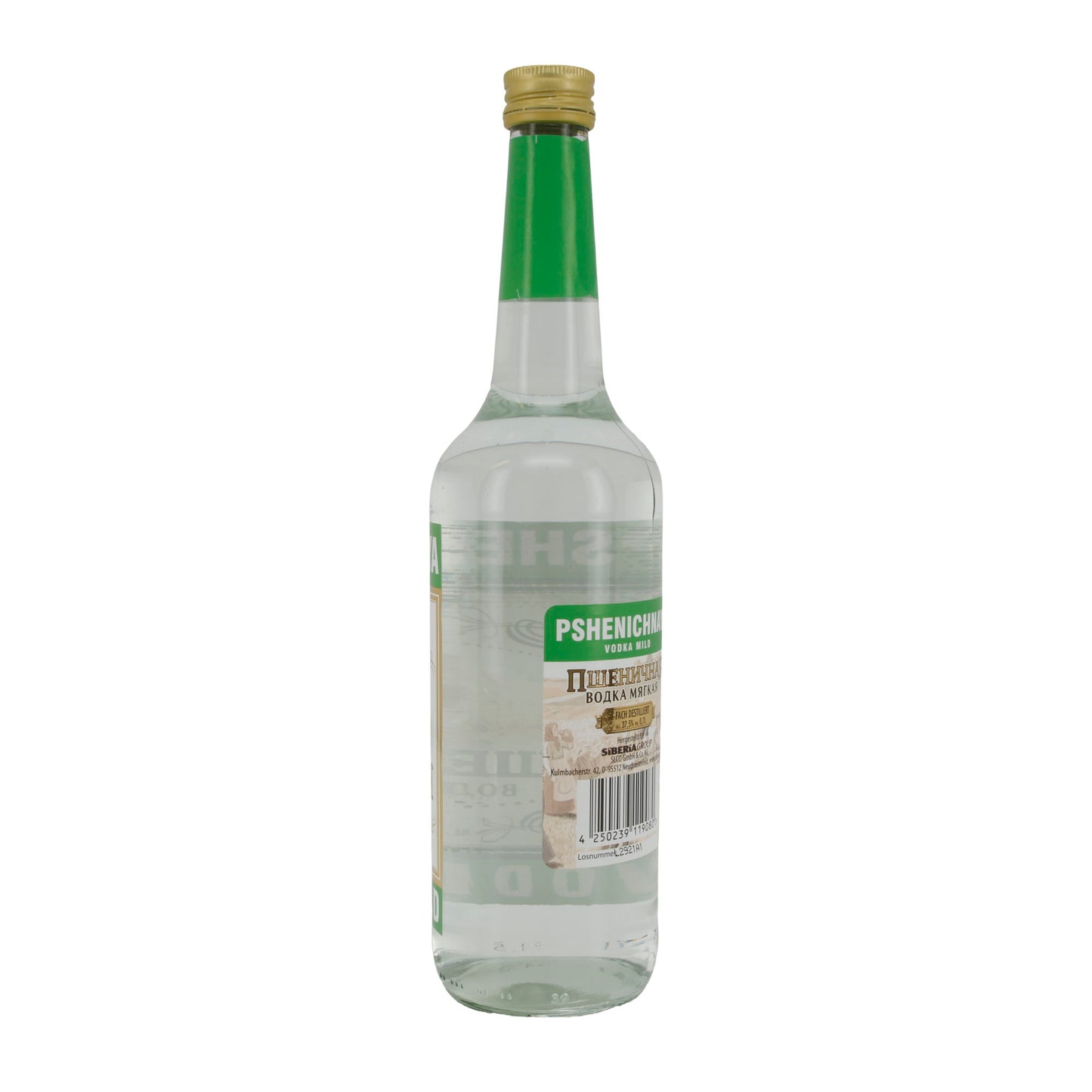 Wodka Pshenichnaya | Mild | Weizenwodka | 37,5 % vol | 0,7 l