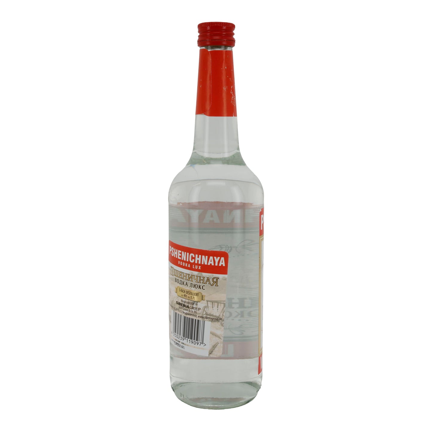 Pshenichnaya | Vodka Lux | Weizenvodka aus Russland | 40 % vol | 0,7 l