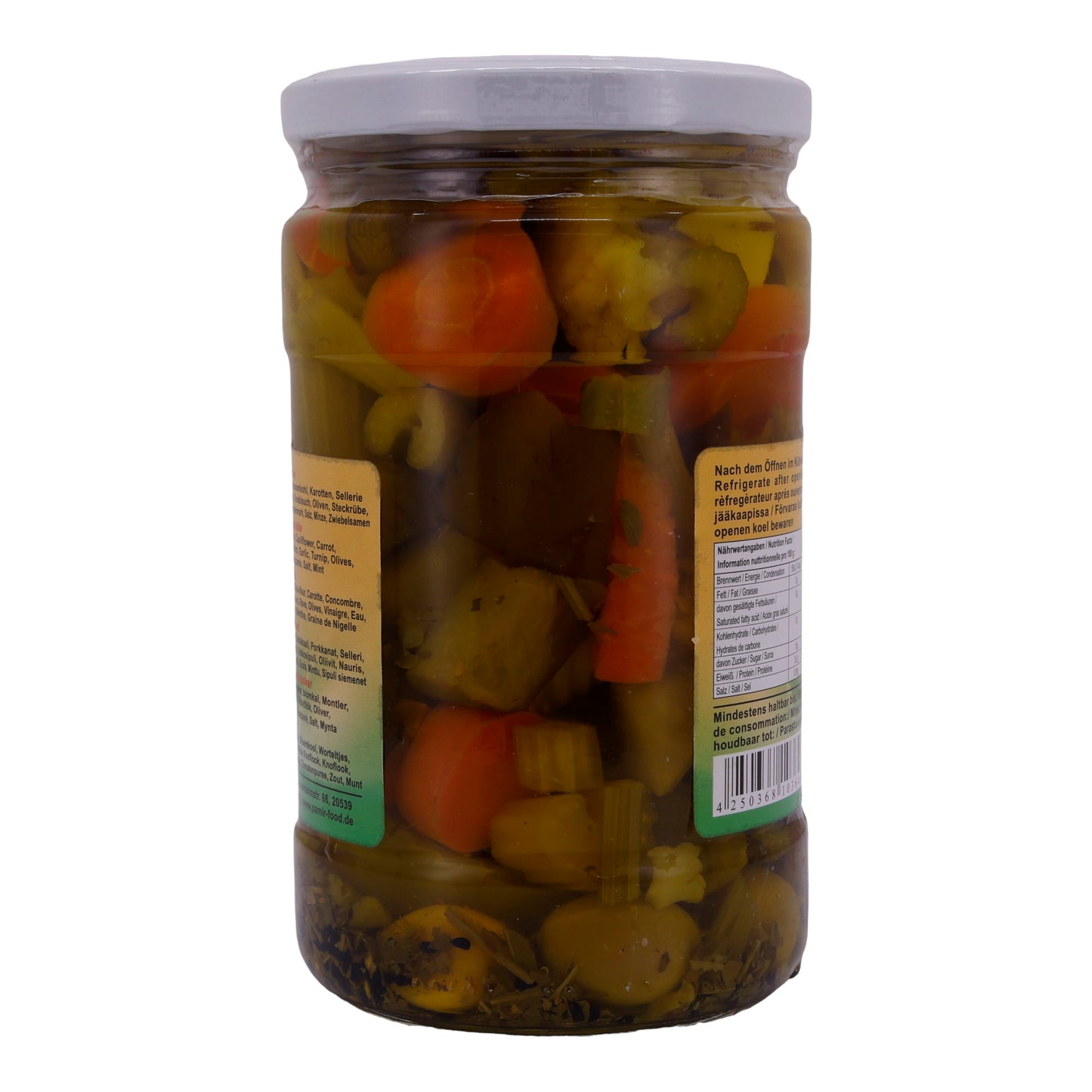 Ingelegde Groenten Pamir | Groenten in Marinade | Pittig | 640 g