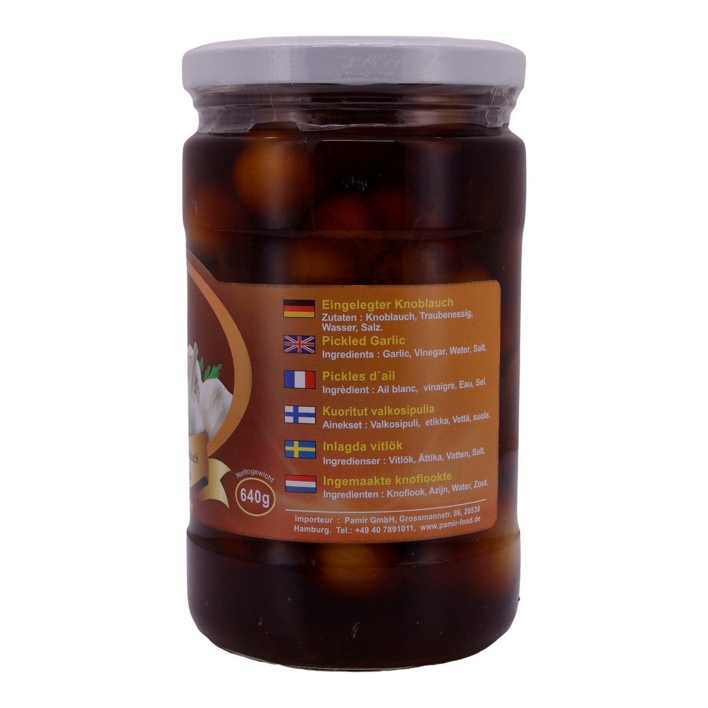 Ail mariné Pamir | Pour les amateurs d'ail | Plats polyvalents | 640 g