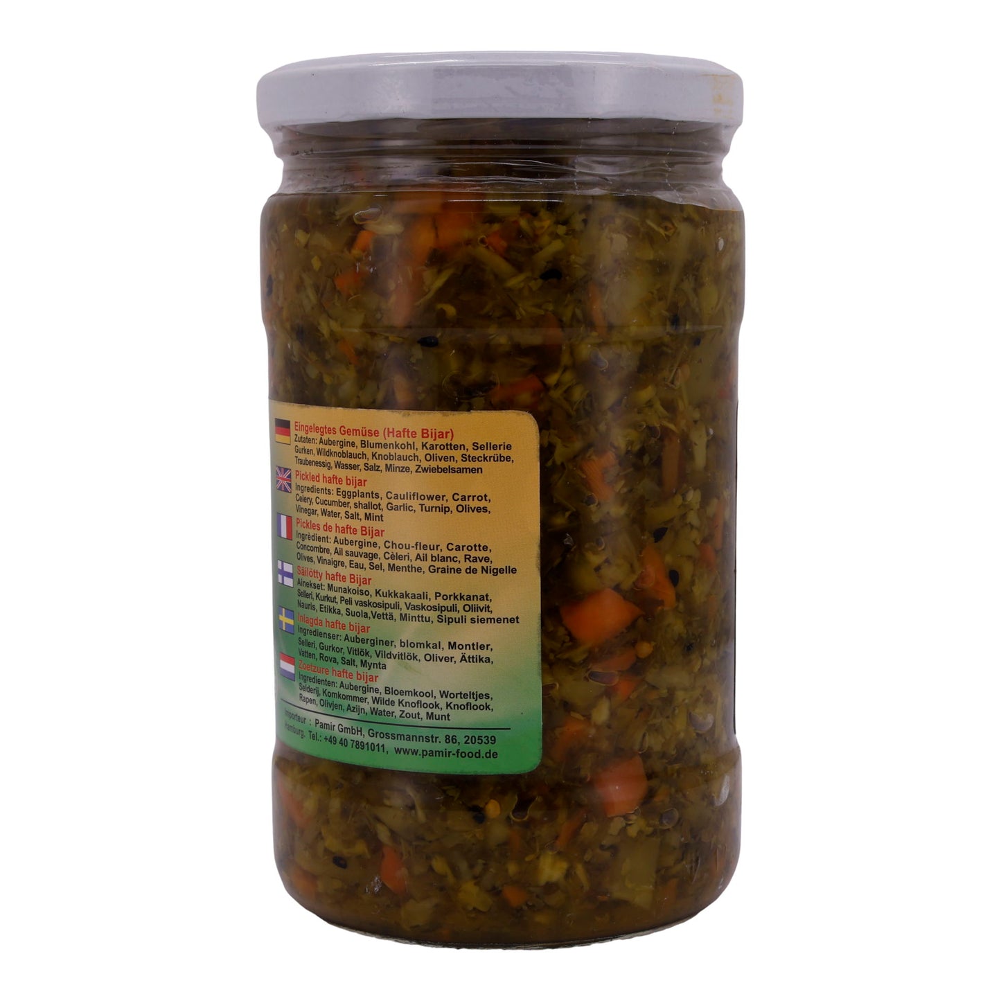 Eingelegtes Gemüse Pamir | Gemüse | Hafte Bjar, – | 640 g
