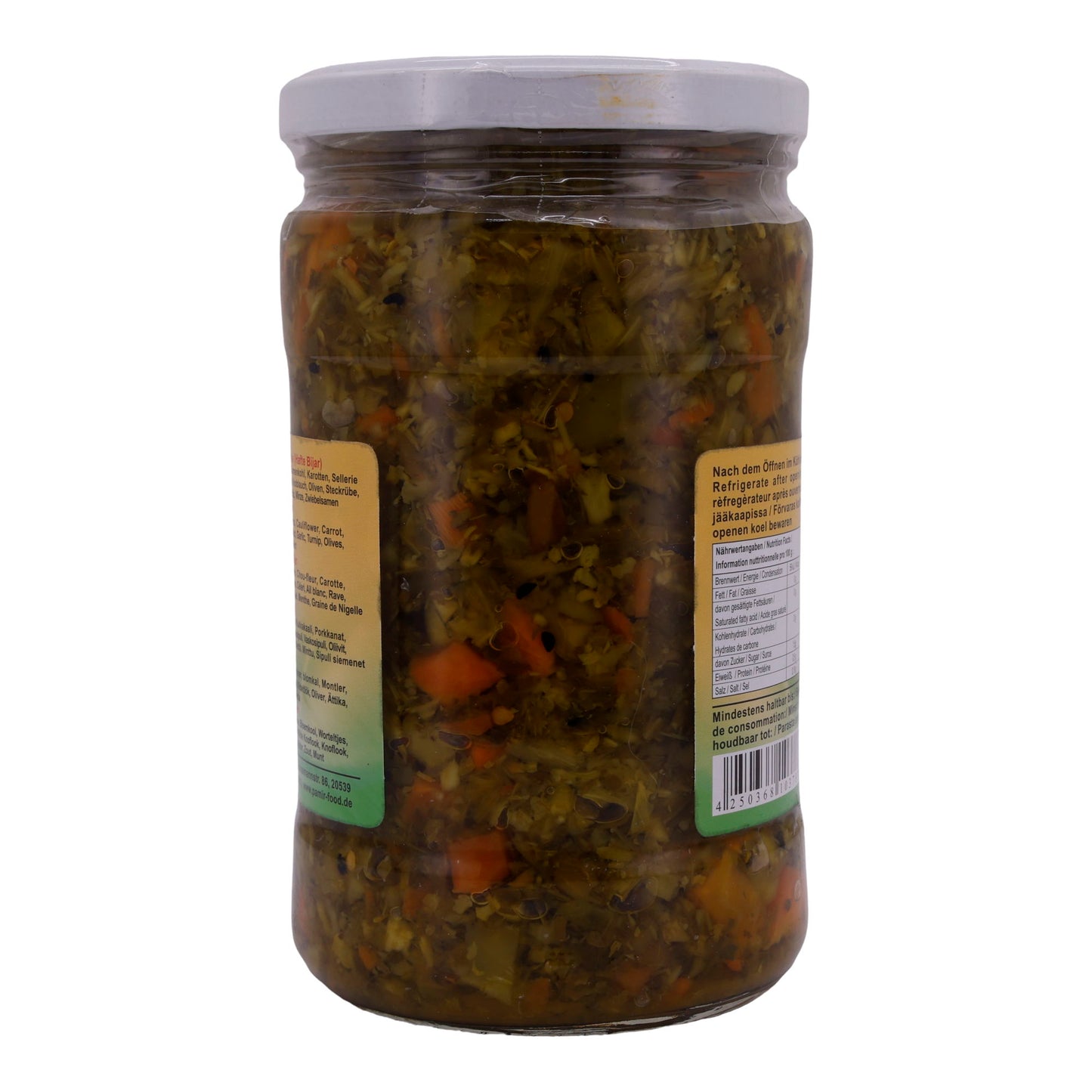 Eingelegtes Gemüse Pamir | Gemüse | Hafte Bjar, – | 640 g