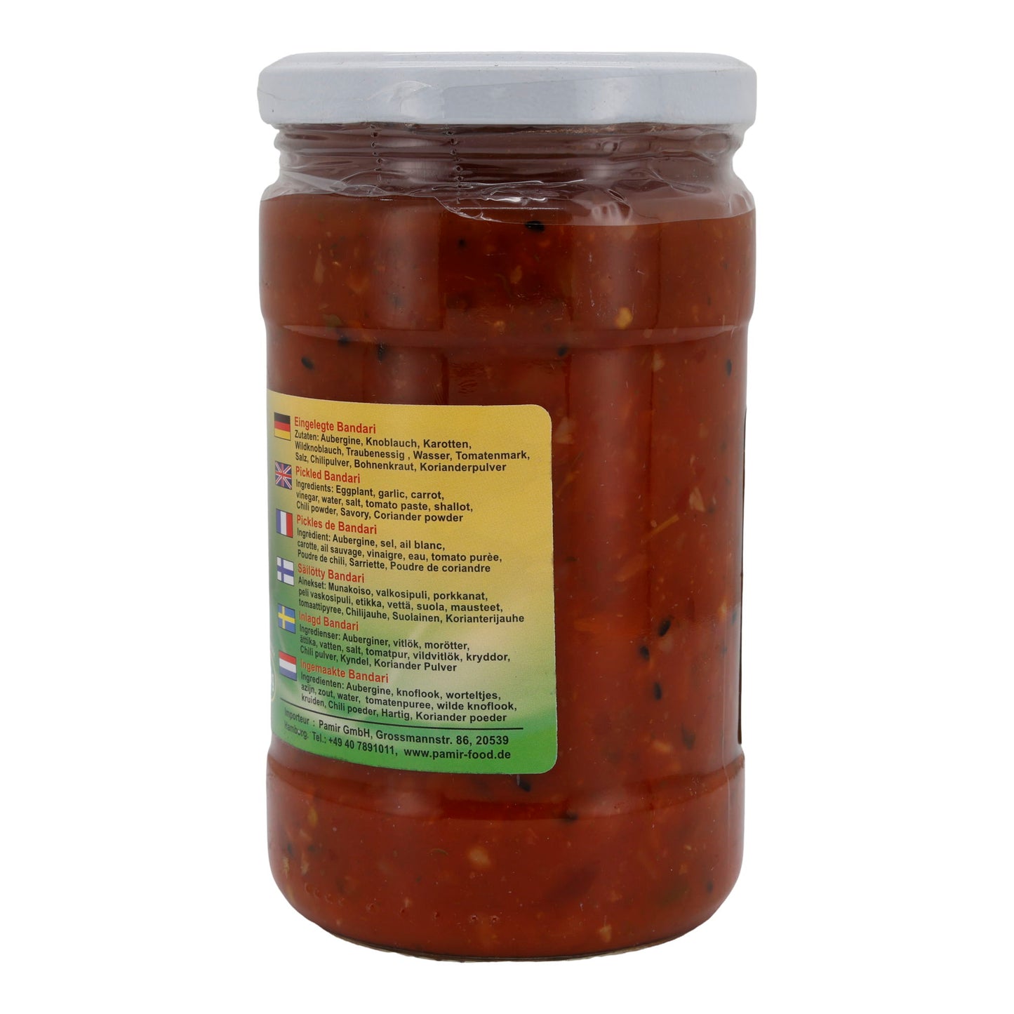 Ingelegde Groenten Pamir | Bandari | Traditionele Kruidenmix met Groenten en Specerijen | 640g