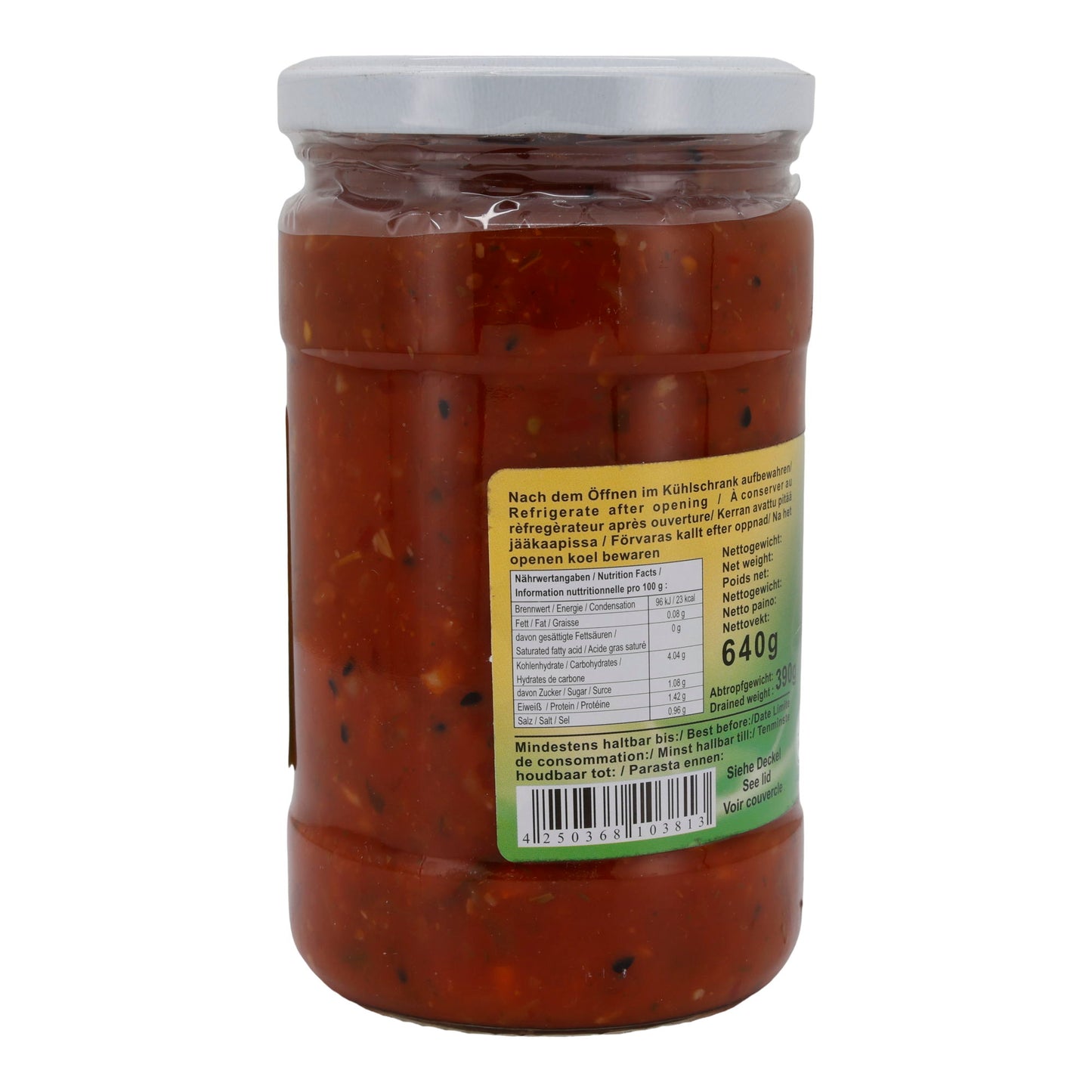Ingelegde Groenten Pamir | Bandari | Traditionele Kruidenmix met Groenten en Specerijen | 640g