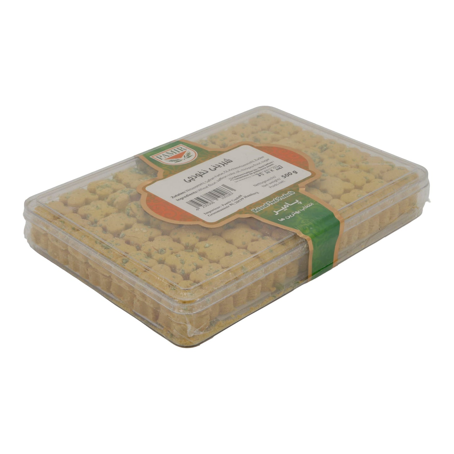Gebäck Pamir | Shirini Nokhodchi | Mit Safran | 500g PAMIR
