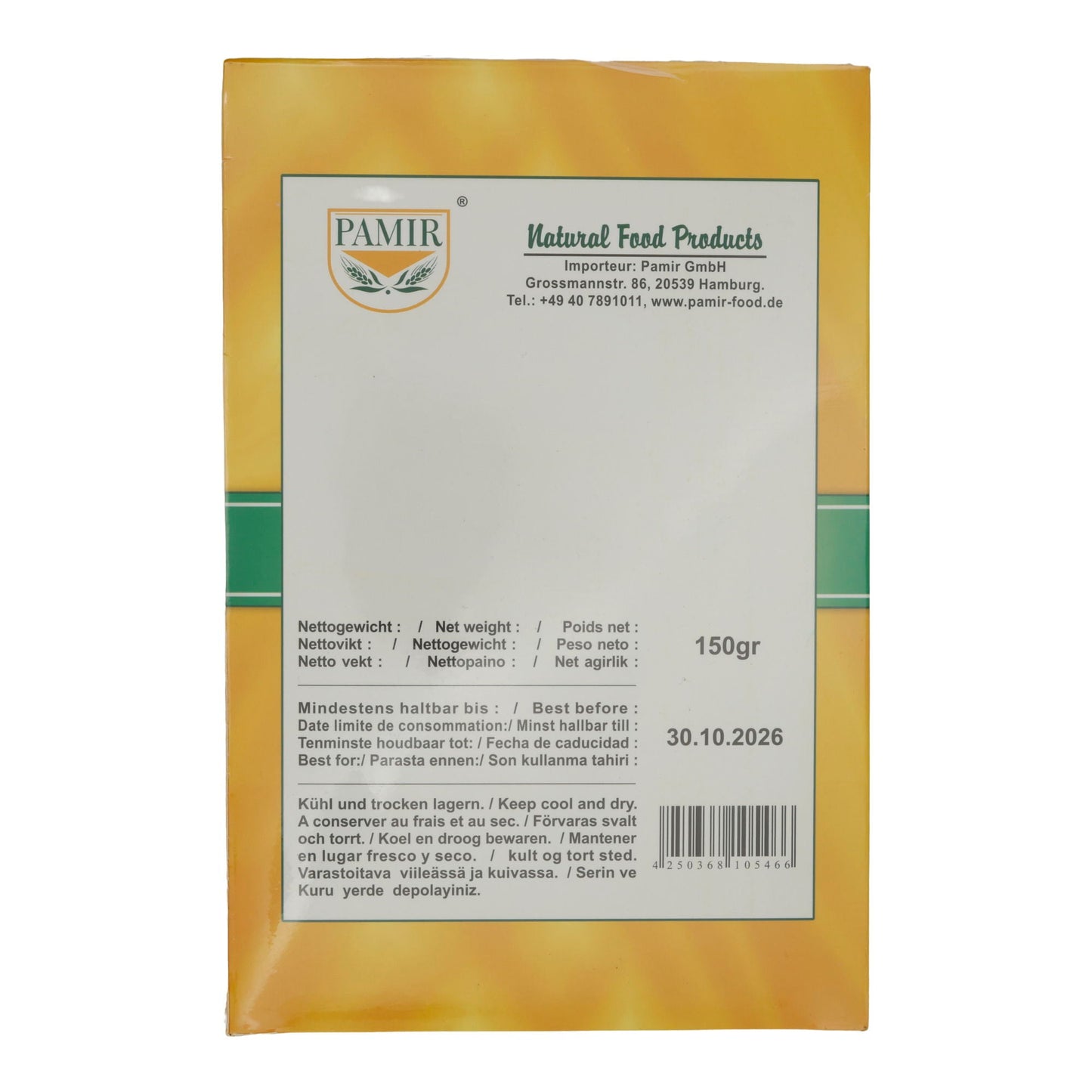 Kandiszucker PAMIR | Zucker | Mit Safran | 150 g PAMIR