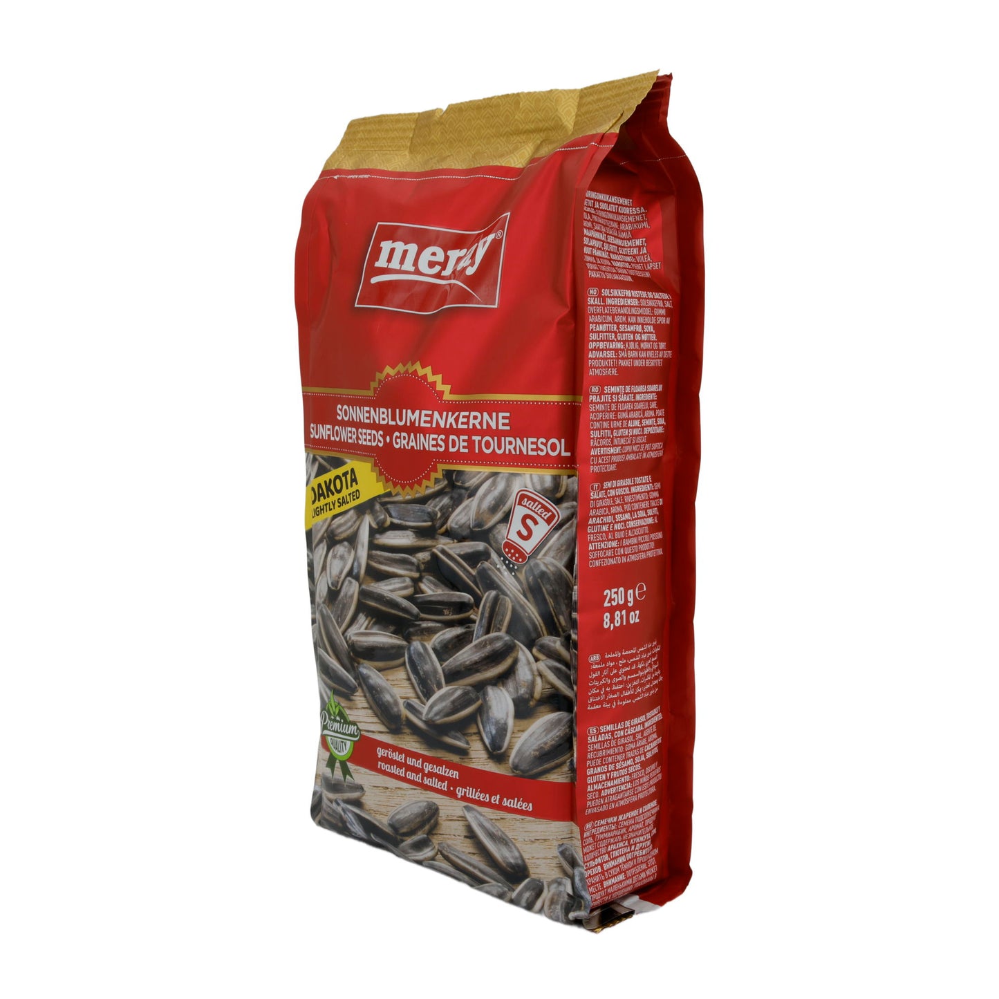 Sonnenblumenkerne Dakota Meray | Geröstet und leicht gesalzen | Premium Qualität | 250 g