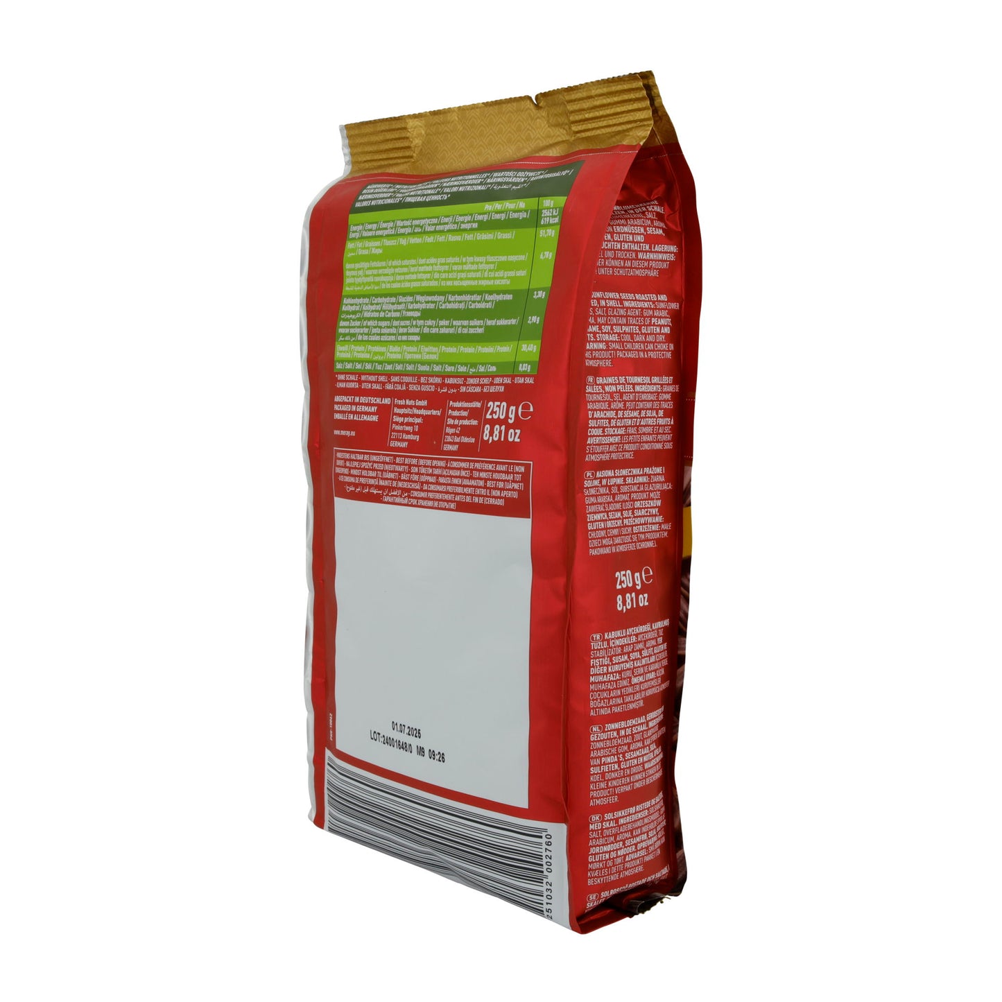 Sonnenblumenkerne Dakota Meray | Geröstet und leicht gesalzen | Premium Qualität | 250 g
