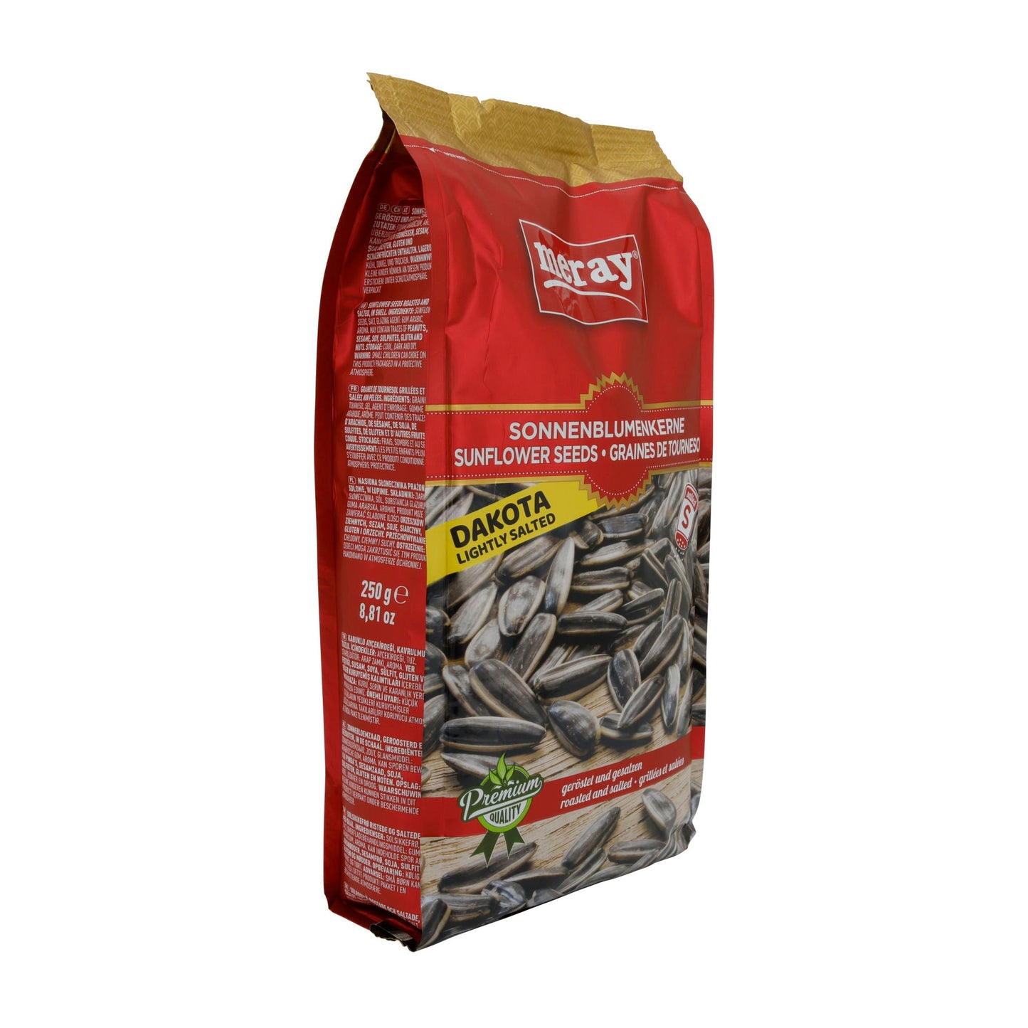 Sonnenblumenkerne Dakota Meray | Geröstet und leicht gesalzen | Premium Qualität | 250 g MERAY