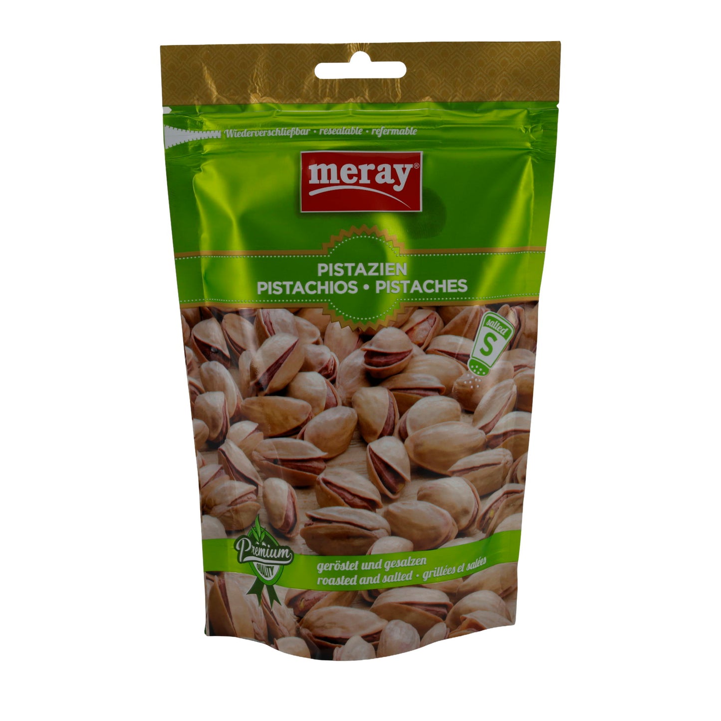 Pistazien Meray | geroosterd & gezouten | Premiumkwaliteit | 150 g zakje