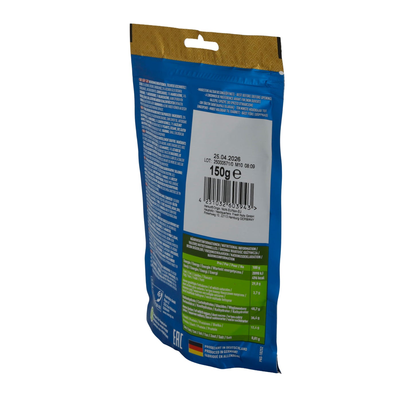 Öğrenci Karışımı Meray | Kuruyemiş Karışımı | Kuru Üzümlü | 150 g