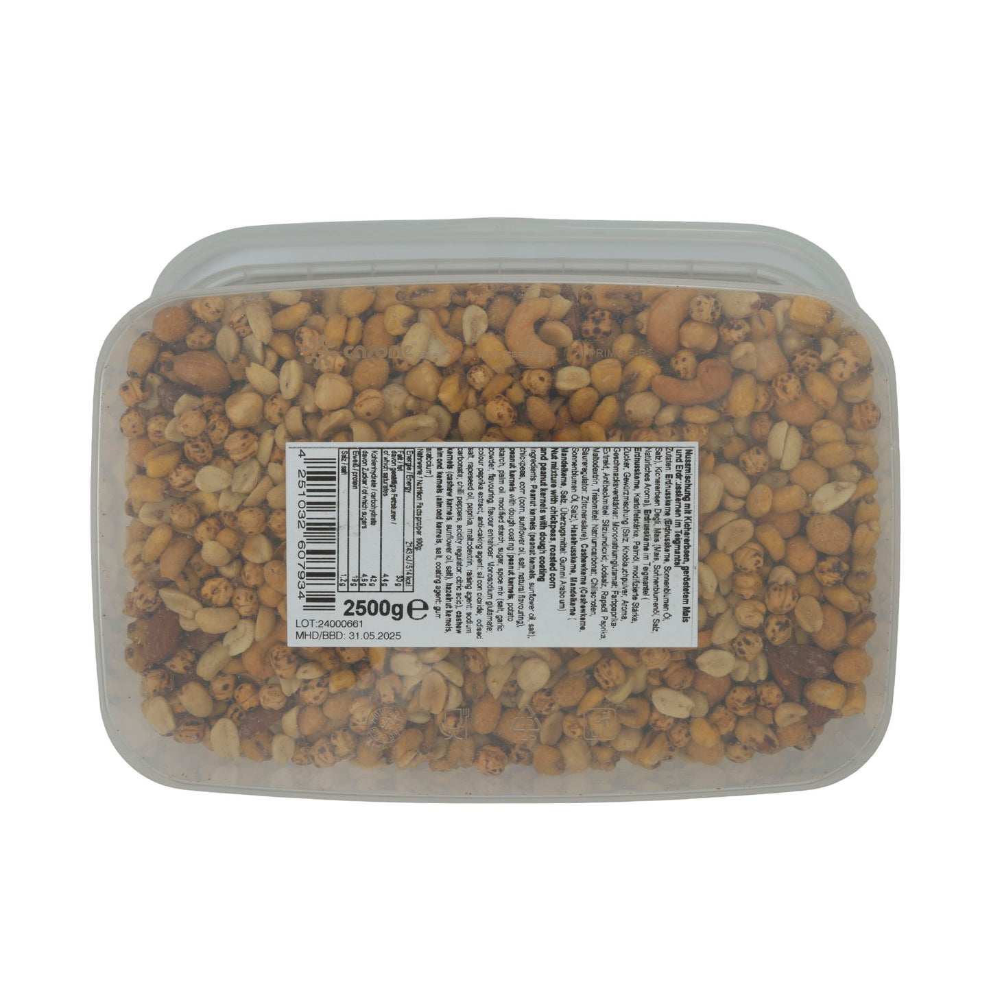 Nussmischung Meray | Atıştırmalık | Kavrulmuş | 2500 g Paket