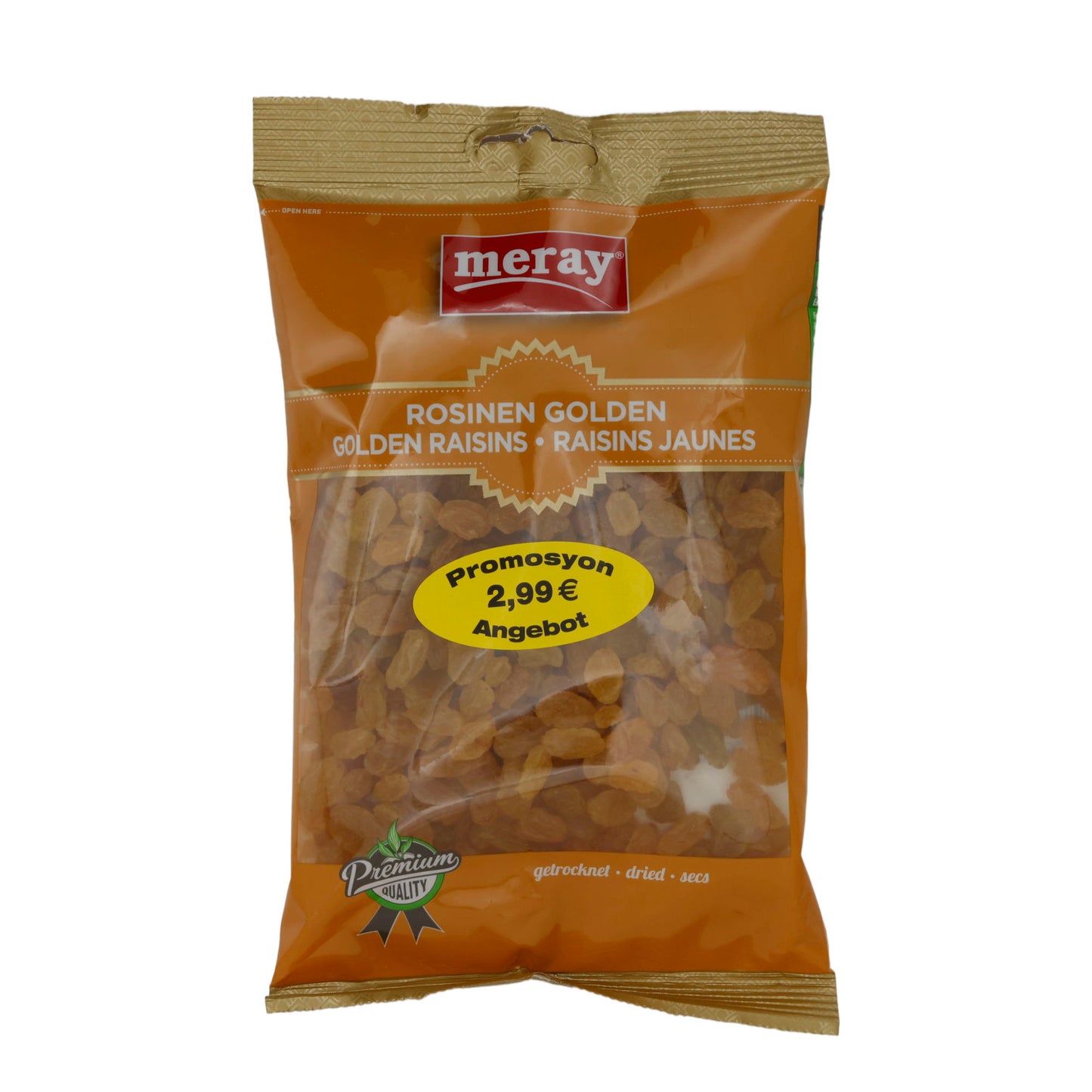 Rosinen Meray | Goud | Natuurlijke zoetheid voor veelzijdig genot | 250 g