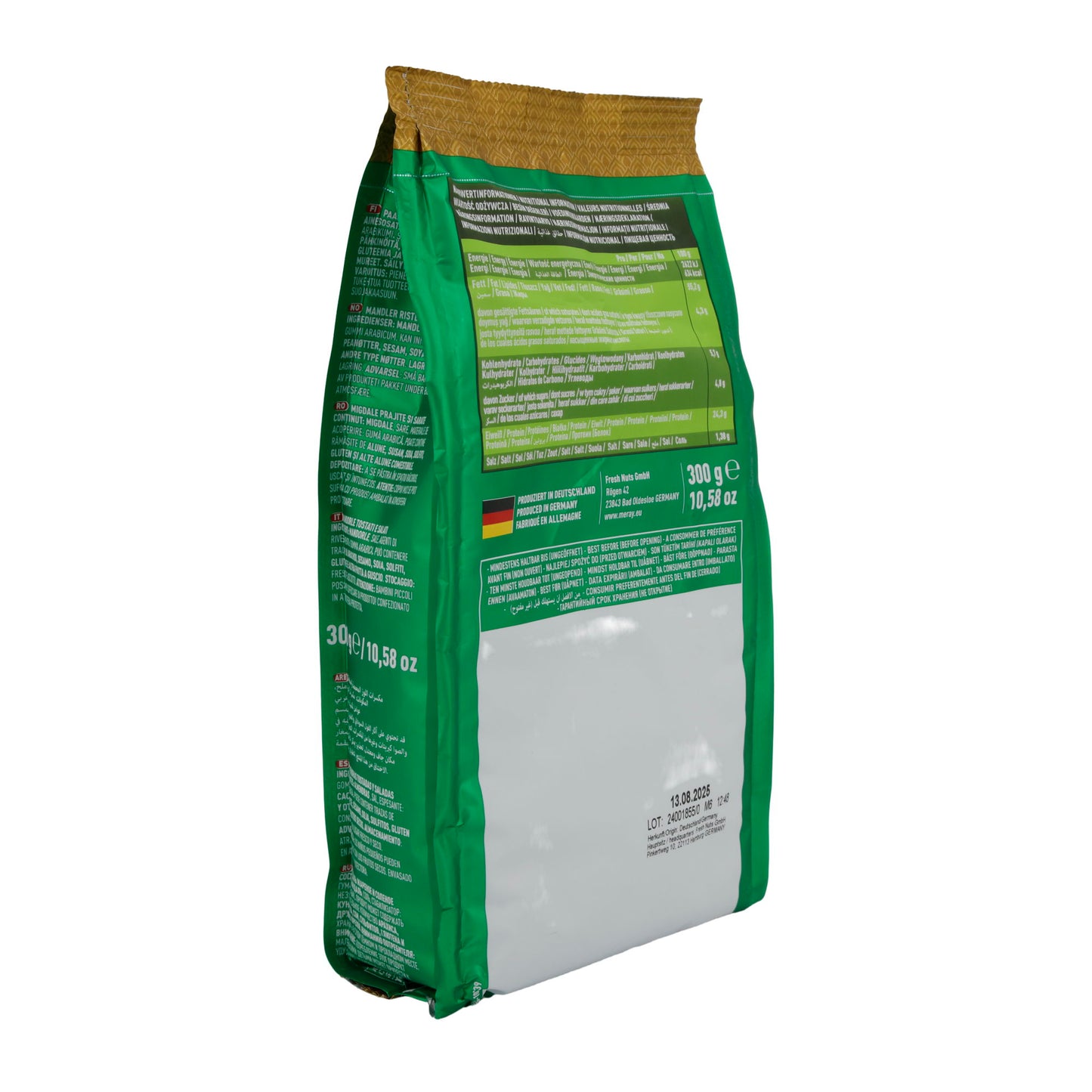 Mandelkerne Meray | Geroosterd en gezouten | Premiumkwaliteit | 300 g