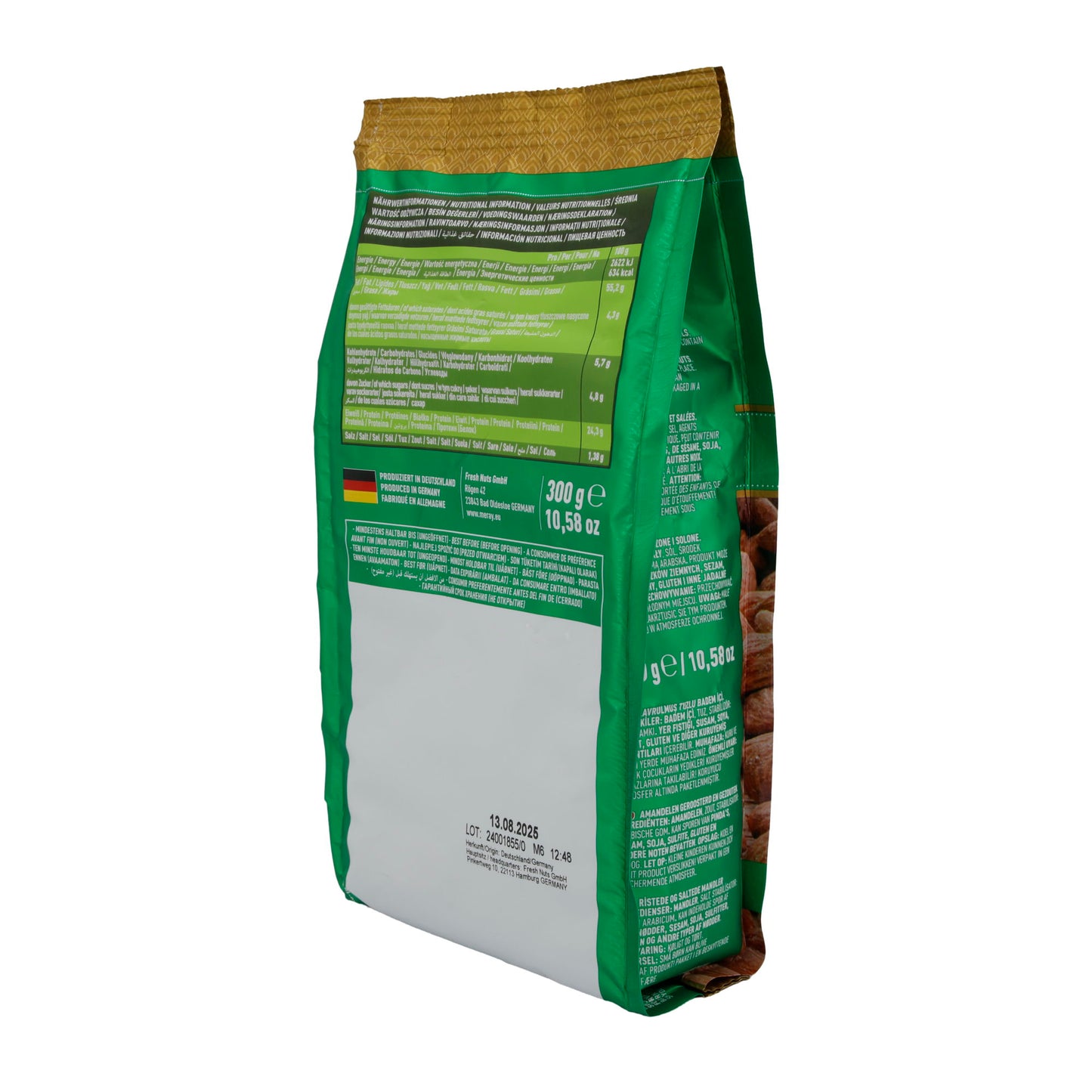 Mandelkerne Meray | Geroosterd en gezouten | Premiumkwaliteit | 300 g