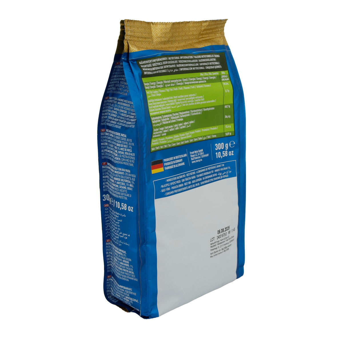 Studentenfutter Meray | Snack | Nussmischung mit Rosinen | 300 g MERAY