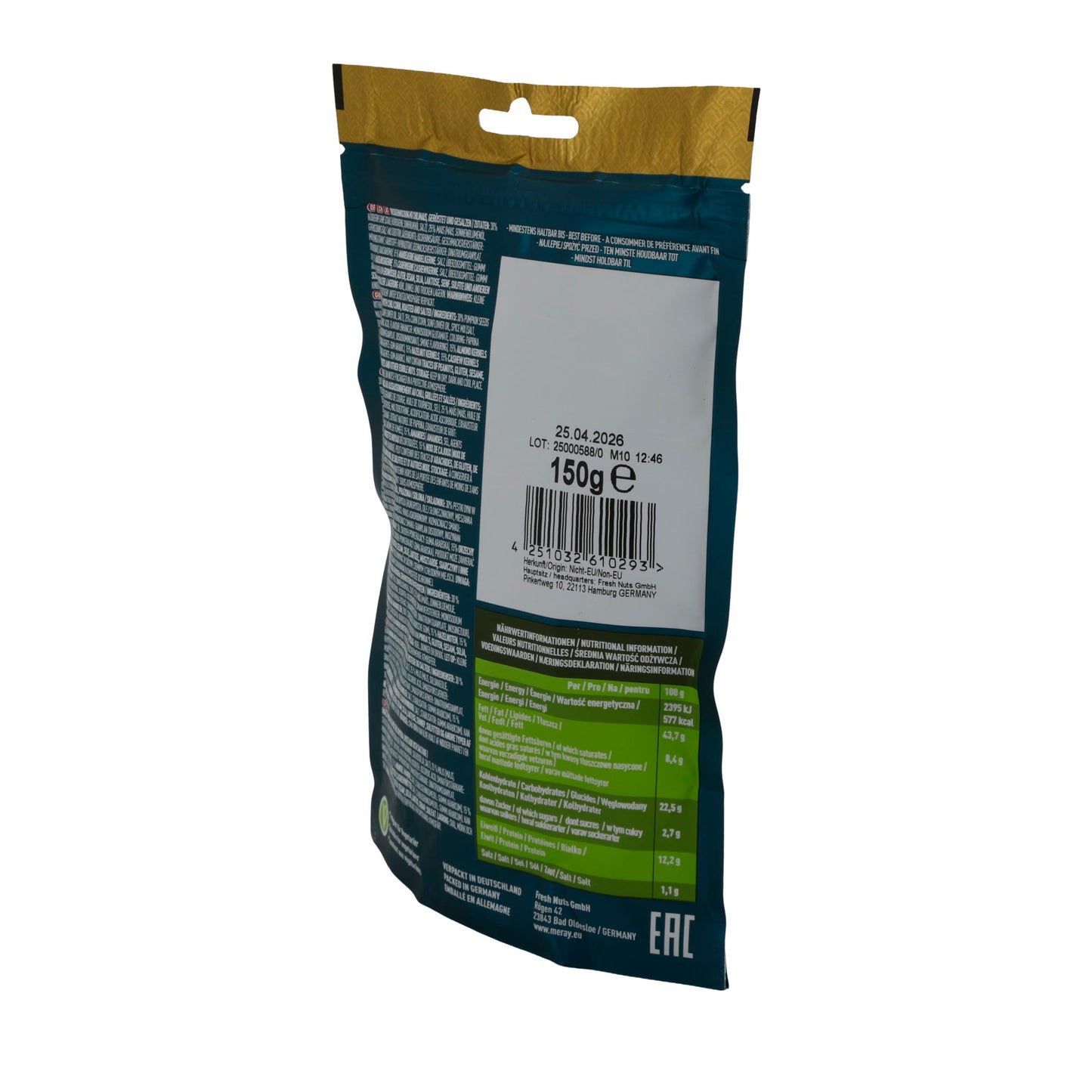 Power Mix Meray | Snack | geröstet & gesalzen | 150 g