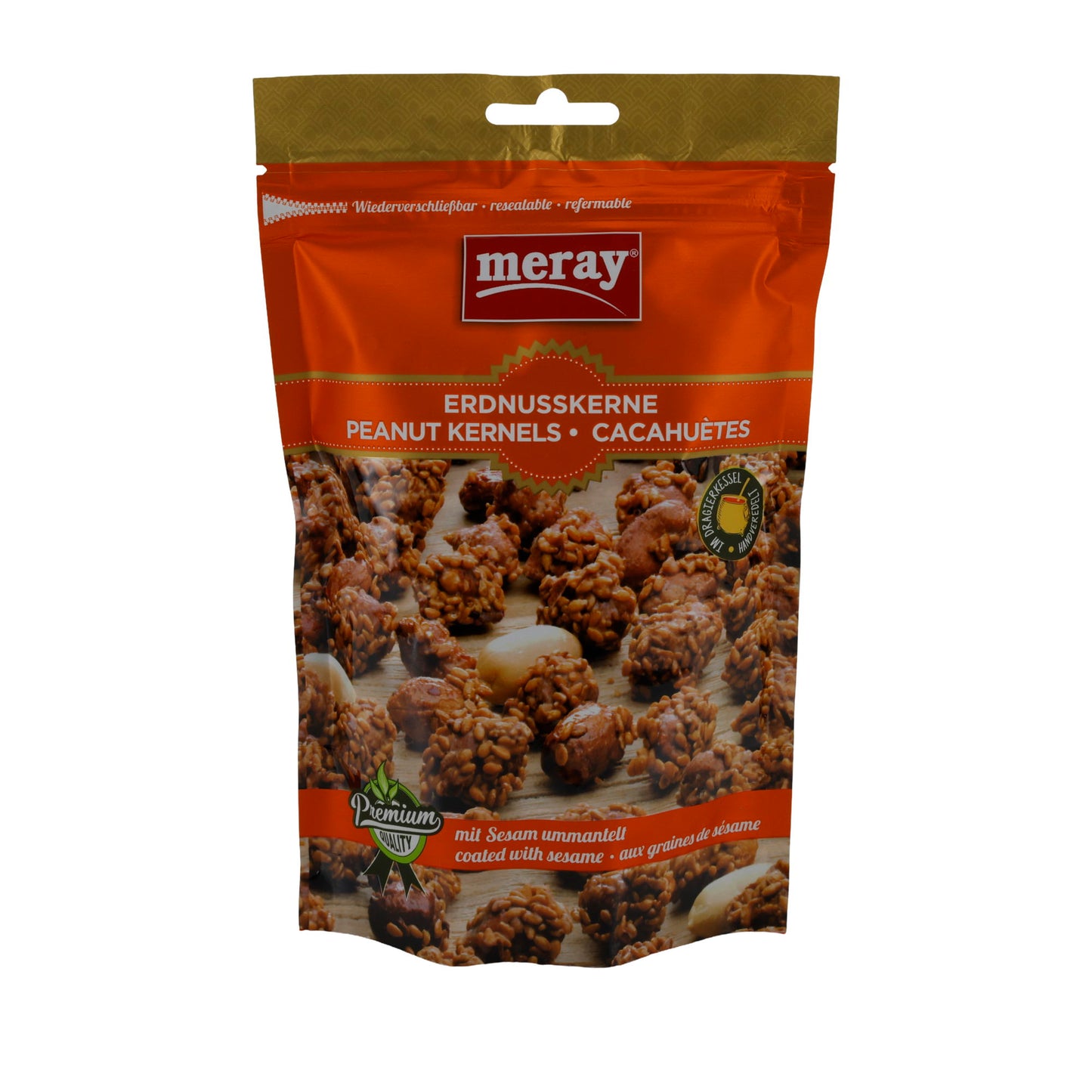 Yer fıstığı çekirdekleri Meray | Kuruyemişler | susam kaplı | 150 g poşet