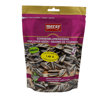 Sonnenblumenkerne Dakota Meray | Geröstet und gesalzen | Für den Snack-Genuss | 125 g MERAY