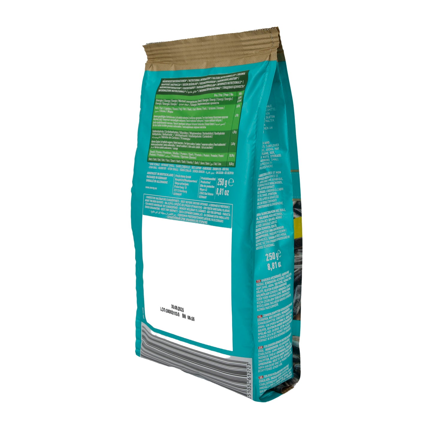 Premium zonnebloempitten Dakota Meray | Zonnebloempitten | Geroosterd en ongezouten | 250 g