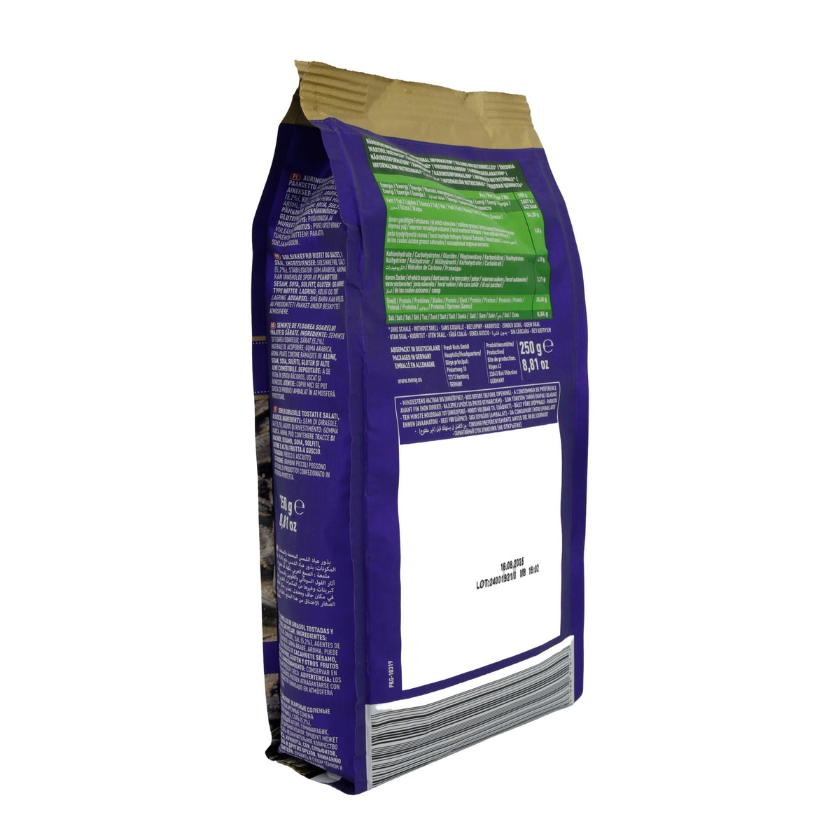 Sonnenblumenkerne Dakota Premium Meray | Extra Salted | Geröstet & gesalzen | 250 g Packung MERAY