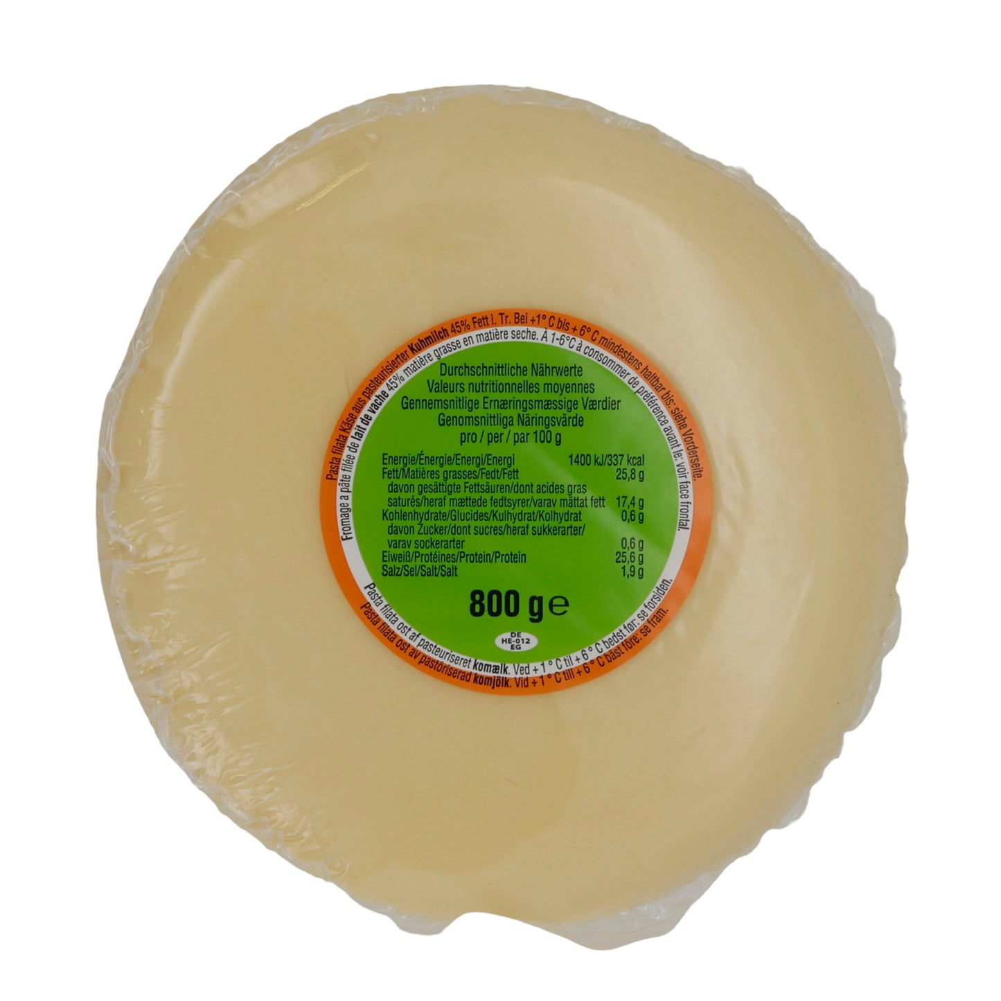 Käse Sütüm Gurme Formaggio Fresco Kaşar | Käse | Formaggio a pasta semidura turco | 800 g
