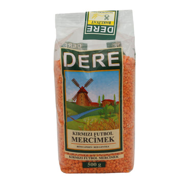 Rote Linsen Dere | Kirmizi Futbol Mercimek | 500g DERE