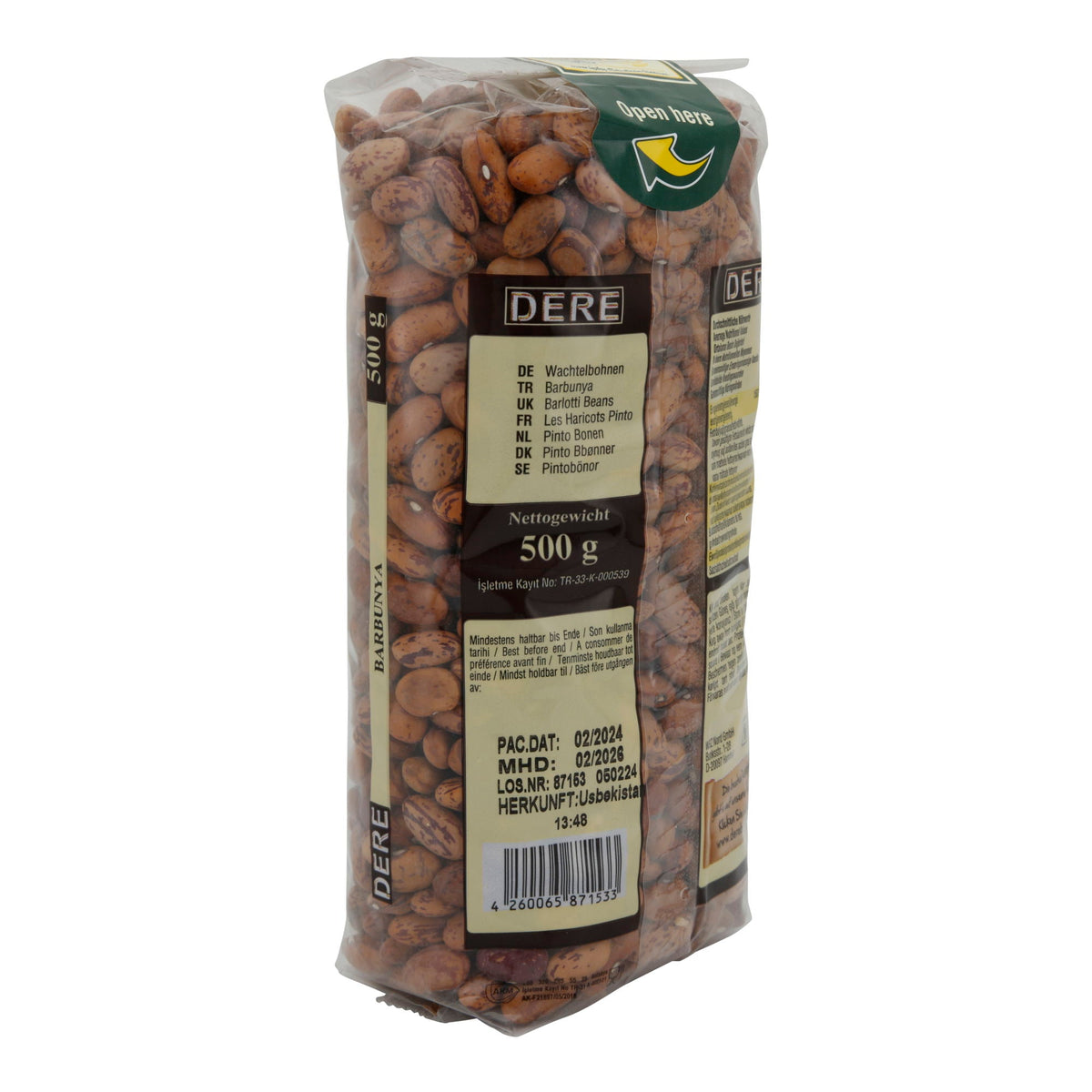 Wachtelbohnen Dere | Hülsenfrucht | Barbunya | 500g DERE