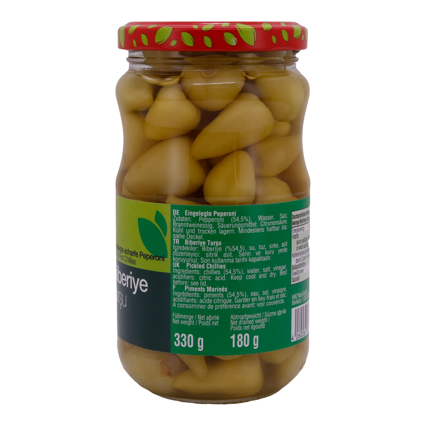 Peperoni Selin | Pittig | Gemarineerde paprika in azijn | 330g