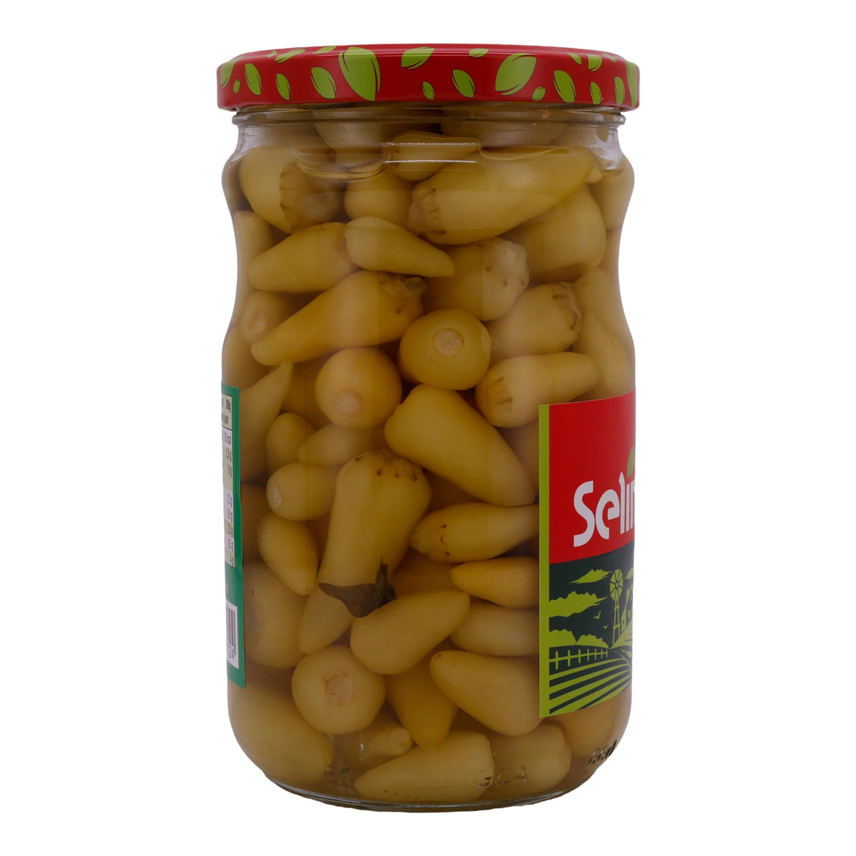 Peperoni Selin | Scharfe | Marinierte Paprika in Essig, würzig & frisch | 580g SELIN